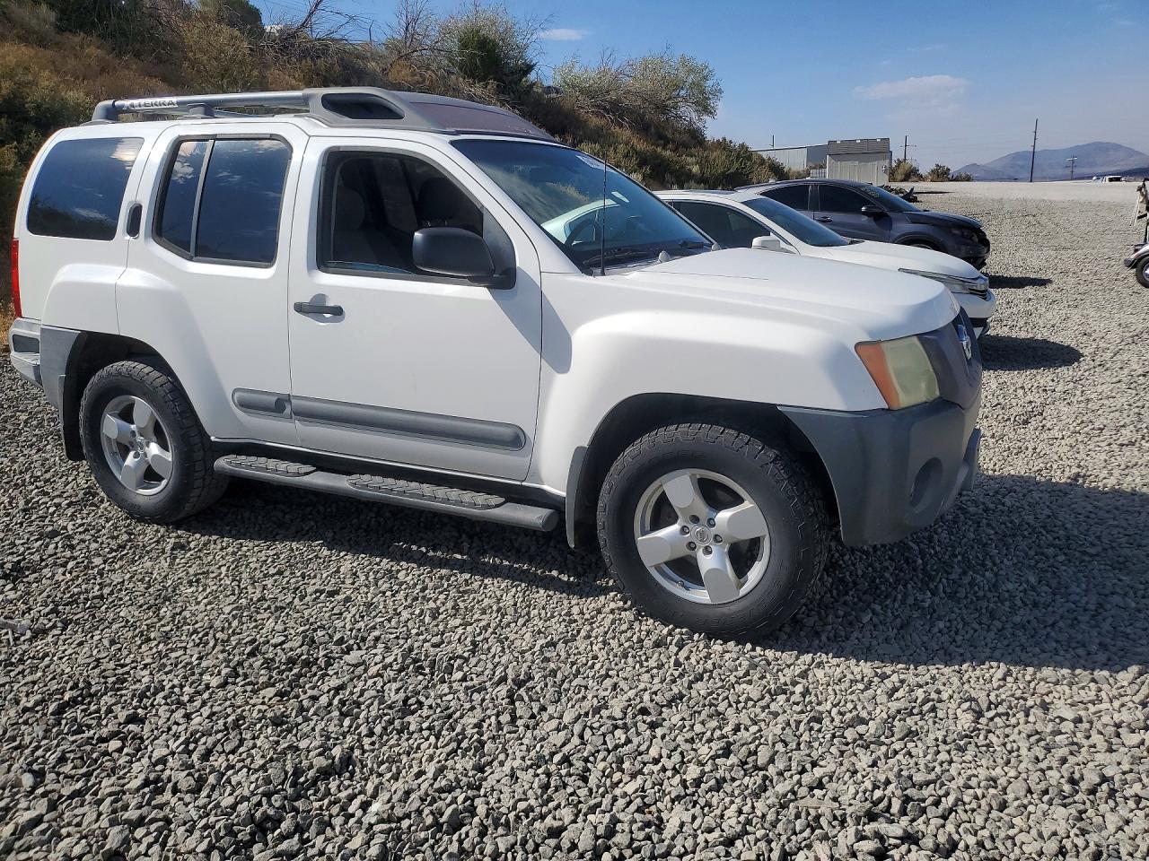 2006 Nissan Xterra X White vin: 5N1AN08W96C544952