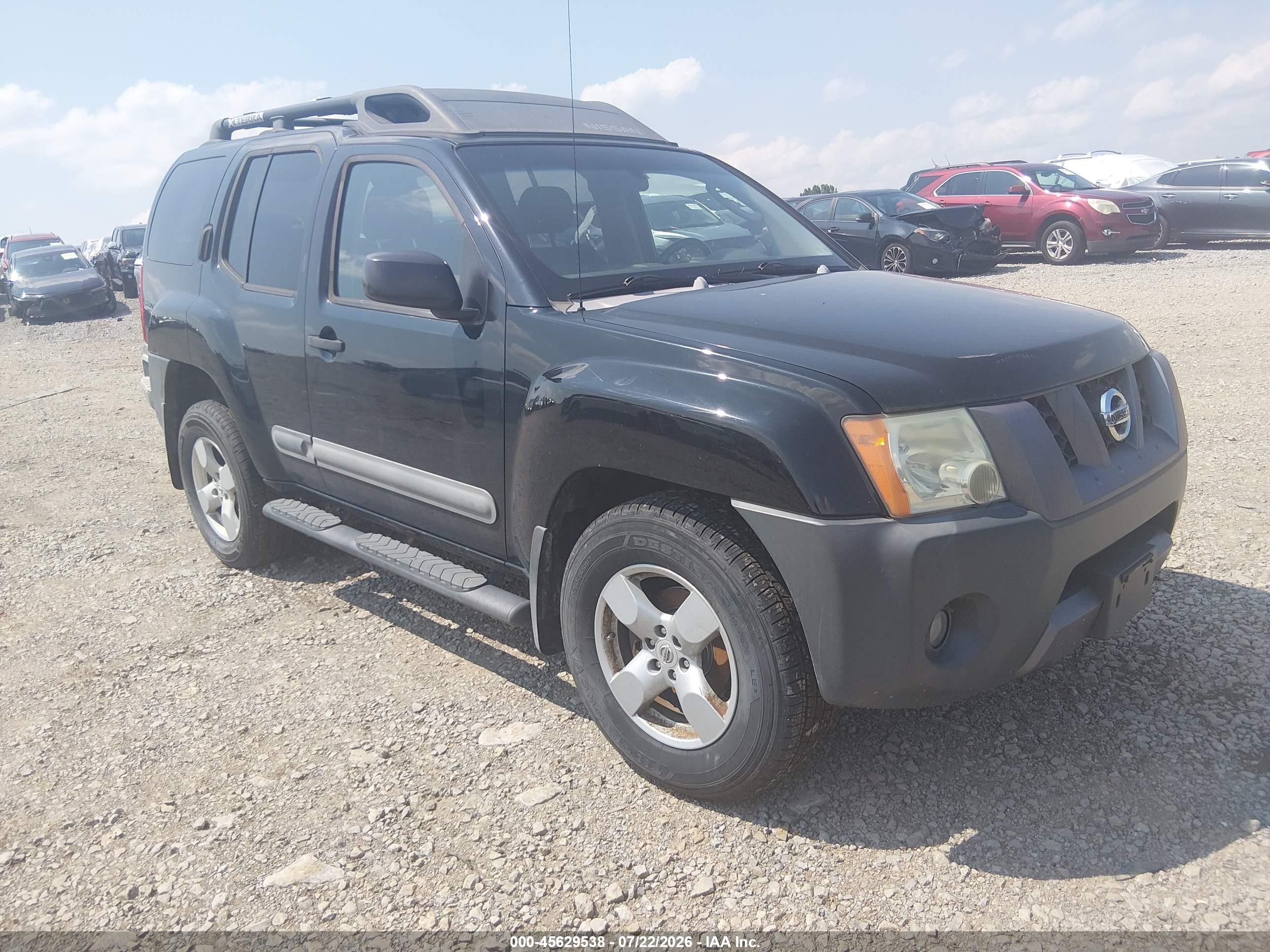2006 Nissan Xterra Se Черный vin: 5N1AN08W96C548497