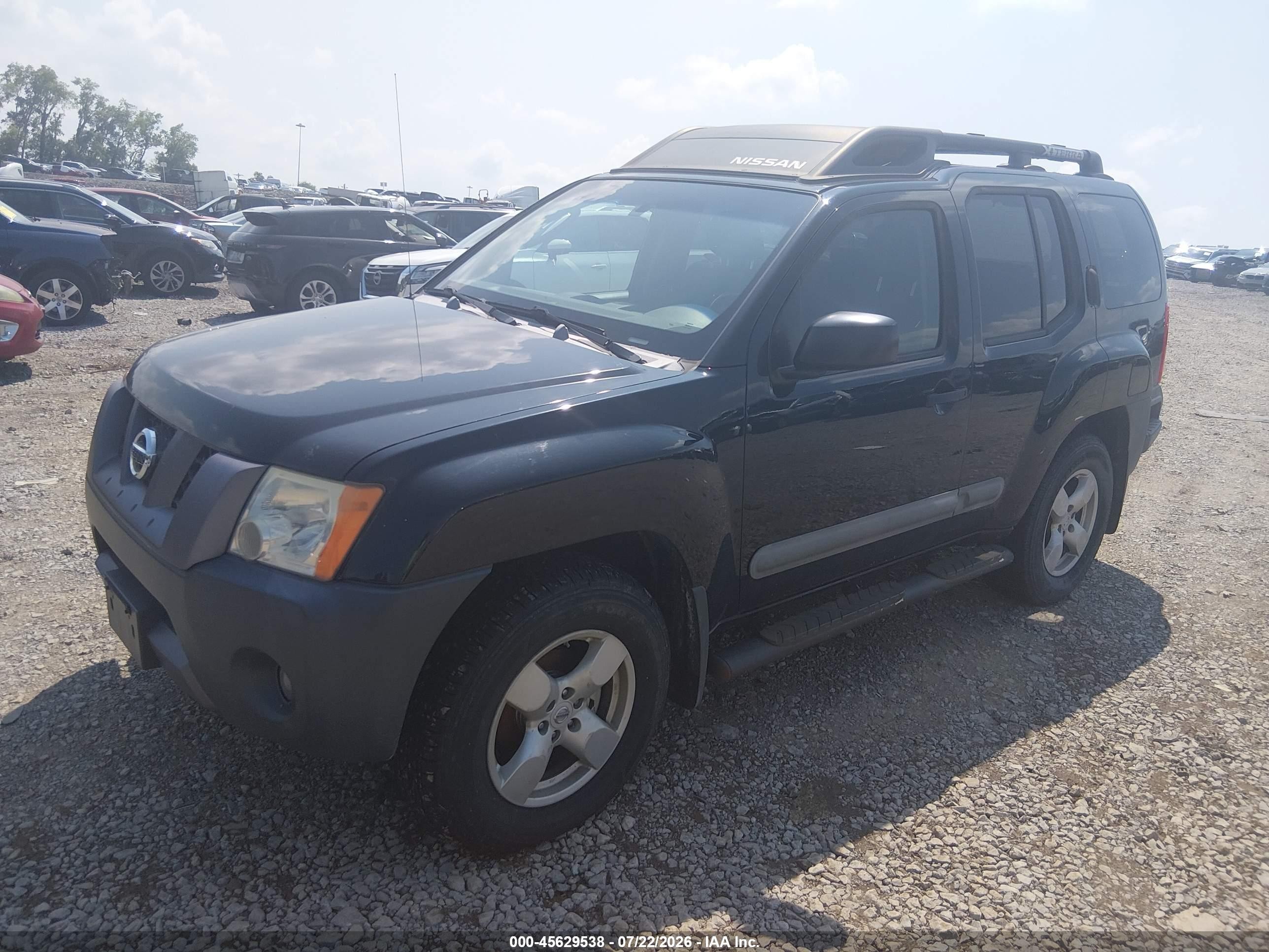 2006 Nissan Xterra Se Black vin: 5N1AN08W96C548497