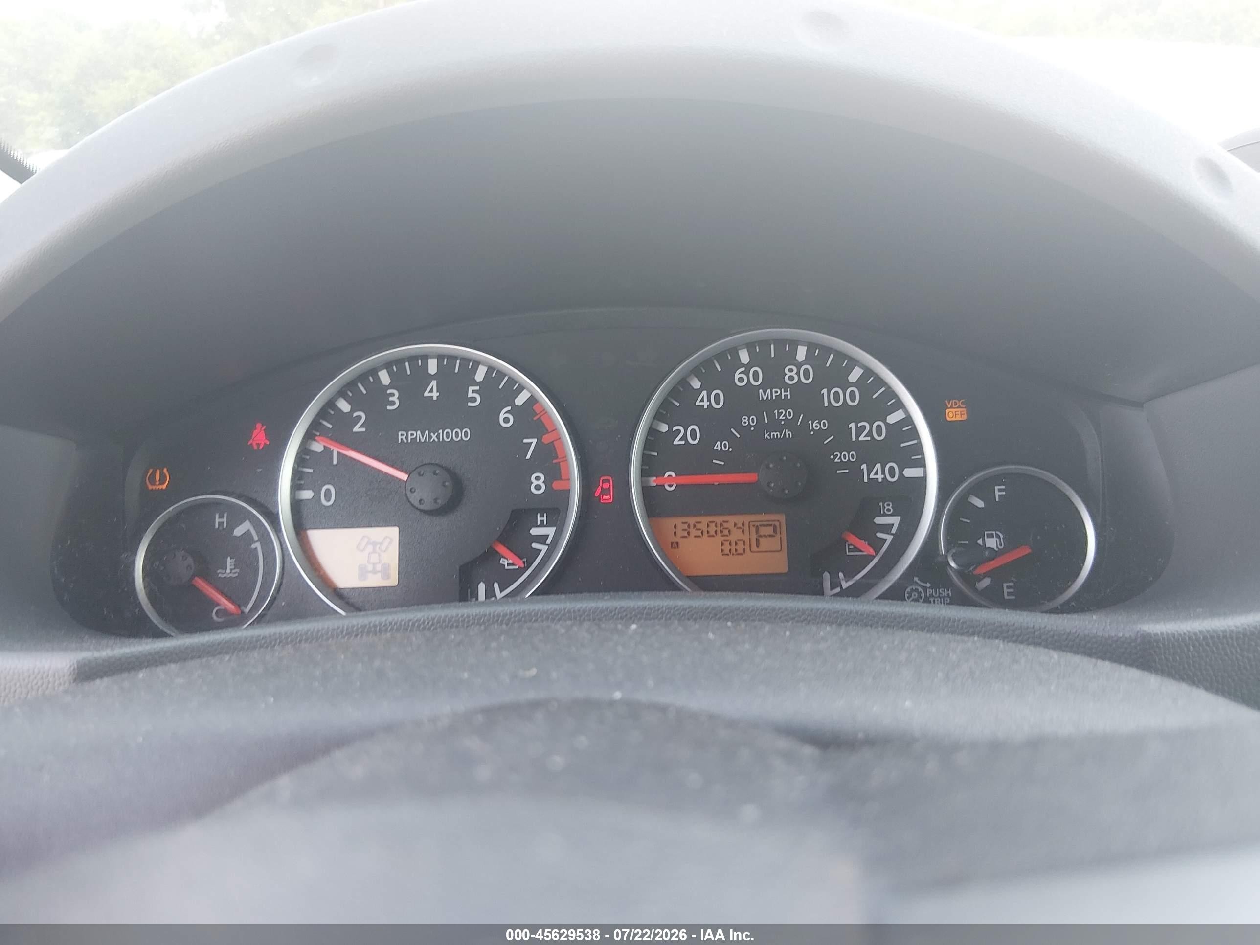 2006 Nissan Xterra Se Black vin: 5N1AN08W96C548497