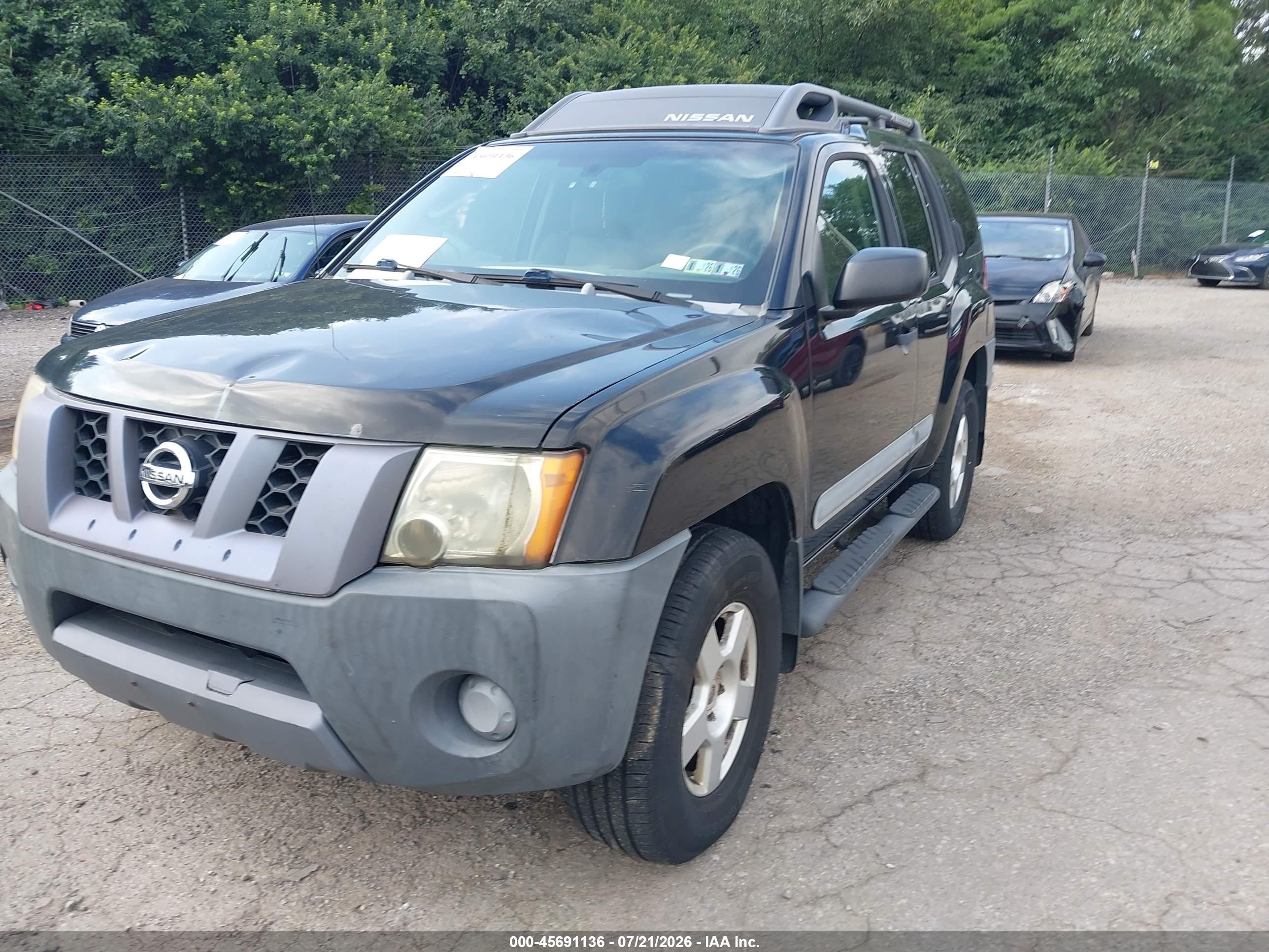 2006 Nissan Xterra S Черный vin: 5N1AN08W96C557359