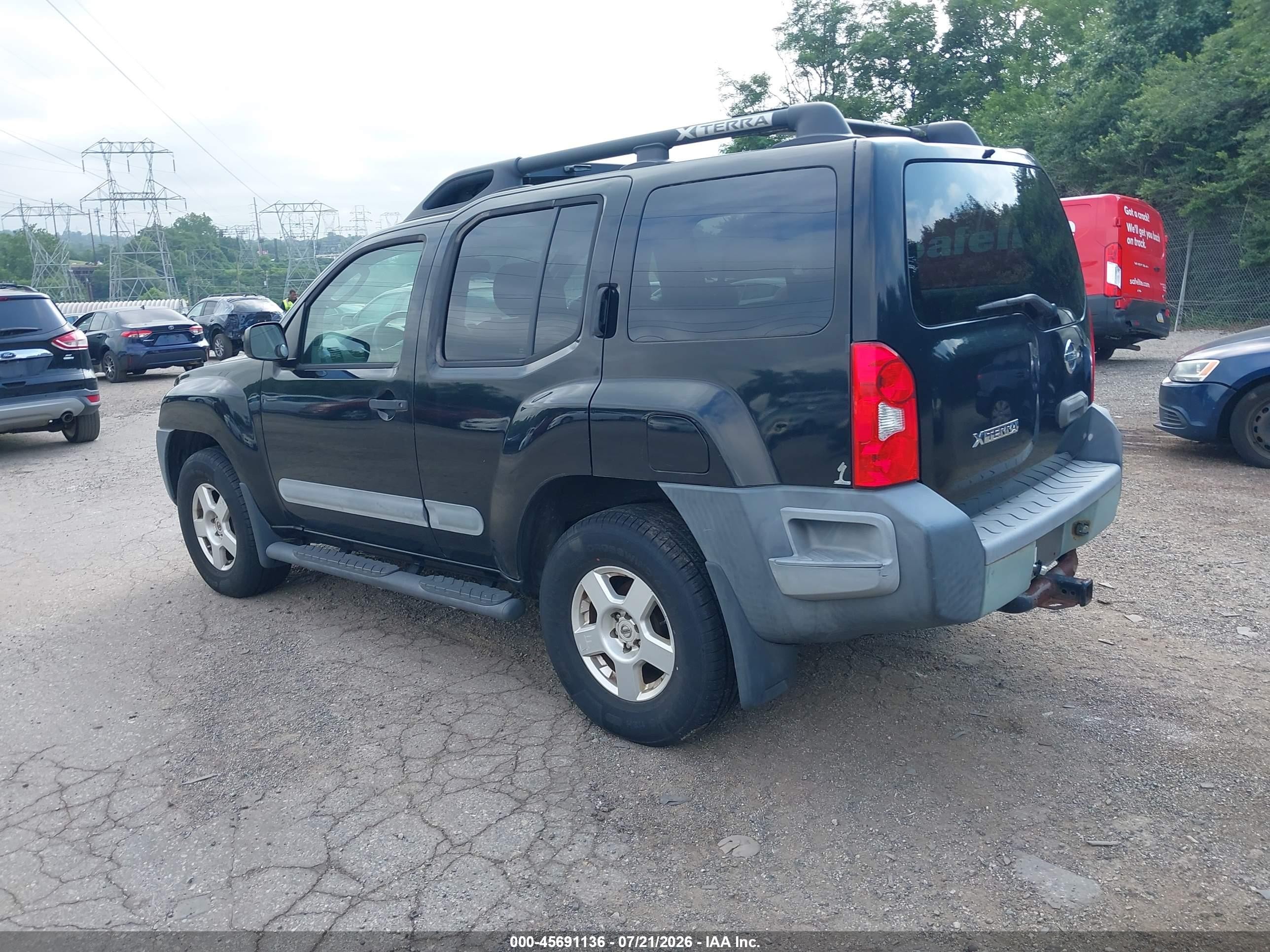 2006 Nissan Xterra S Черный vin: 5N1AN08W96C557359