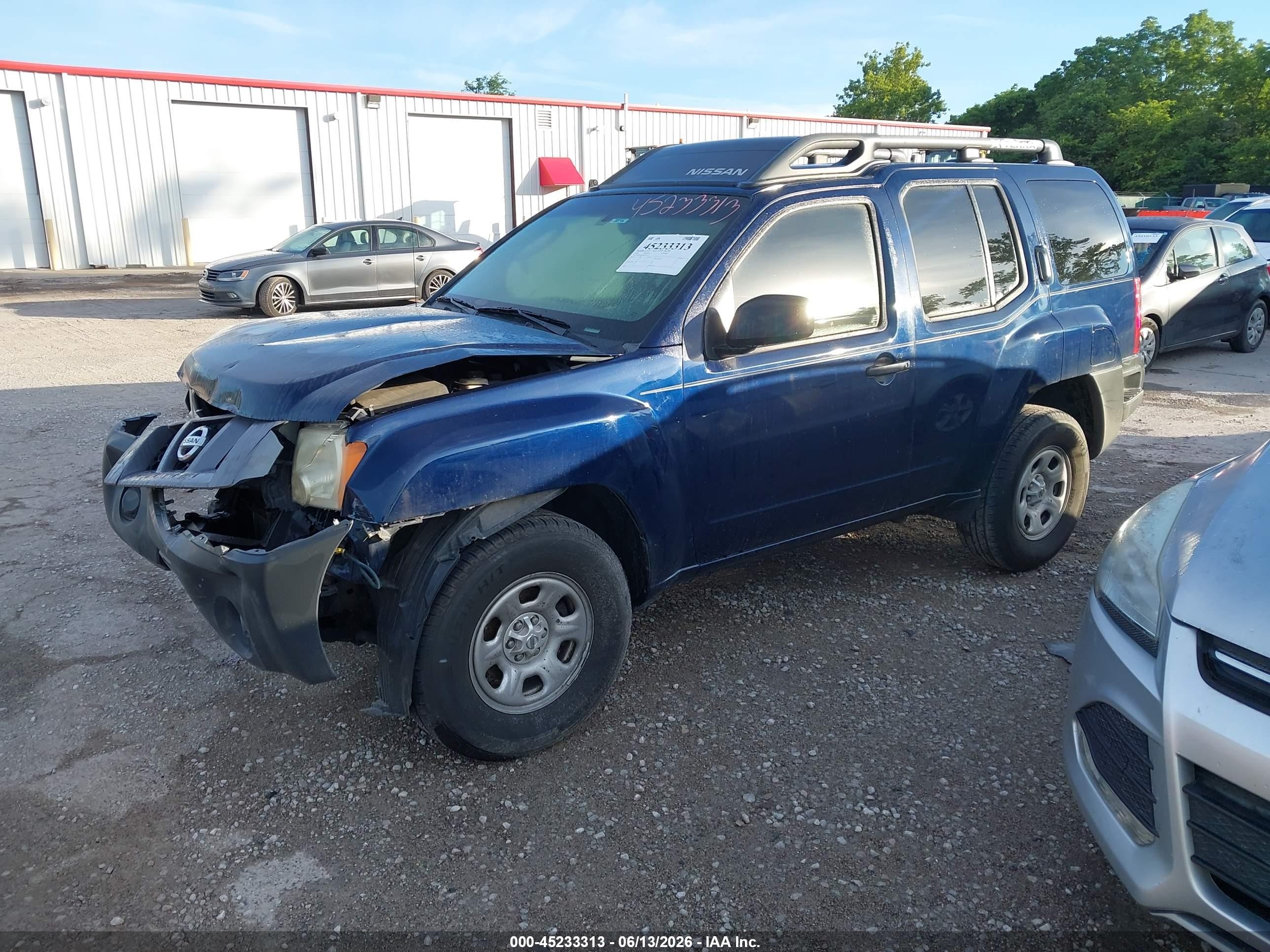 2008 Nissan Xterra X Blue vin: 5N1AN08W98C501537