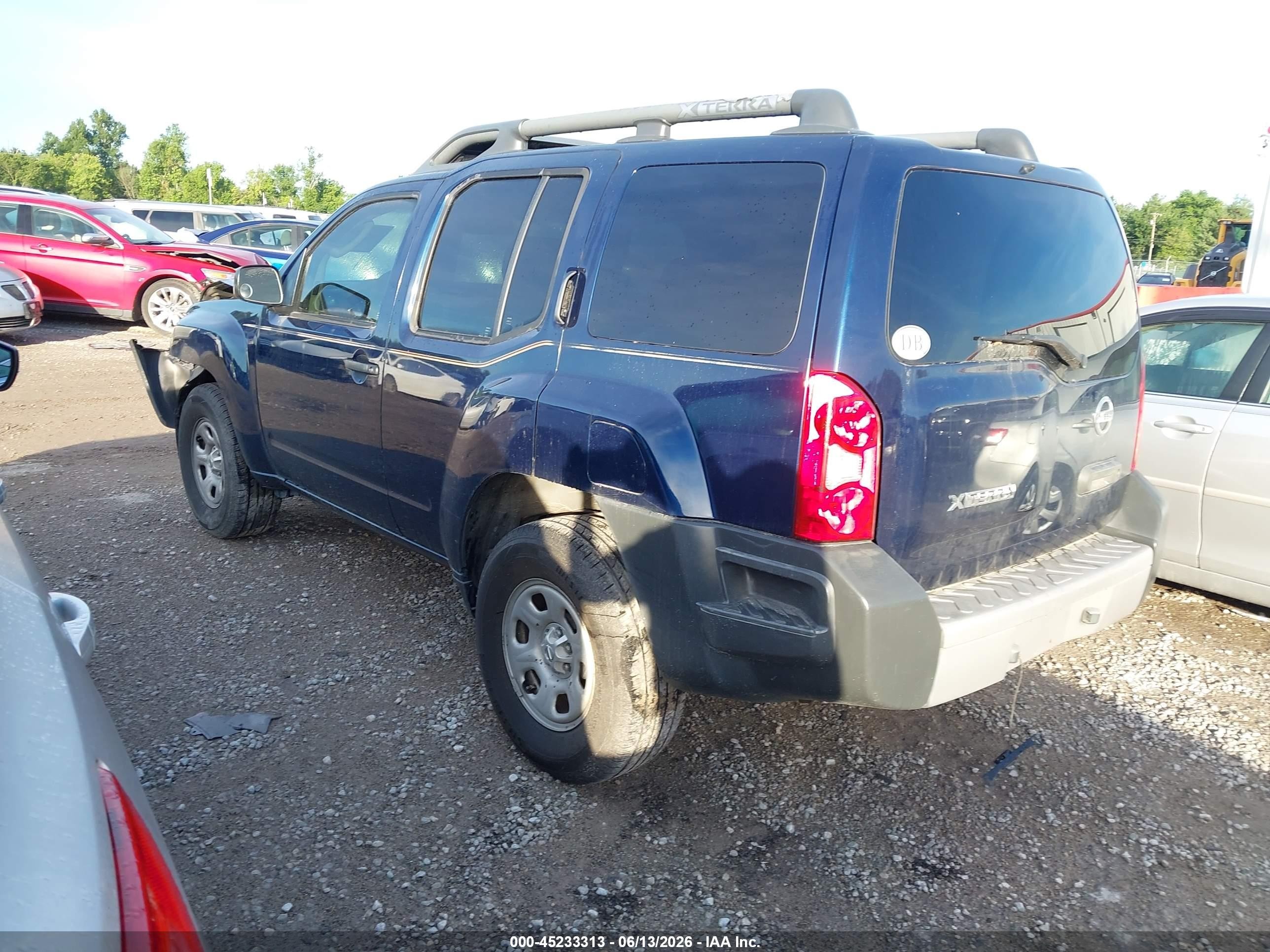 2008 Nissan Xterra X Blue vin: 5N1AN08W98C501537