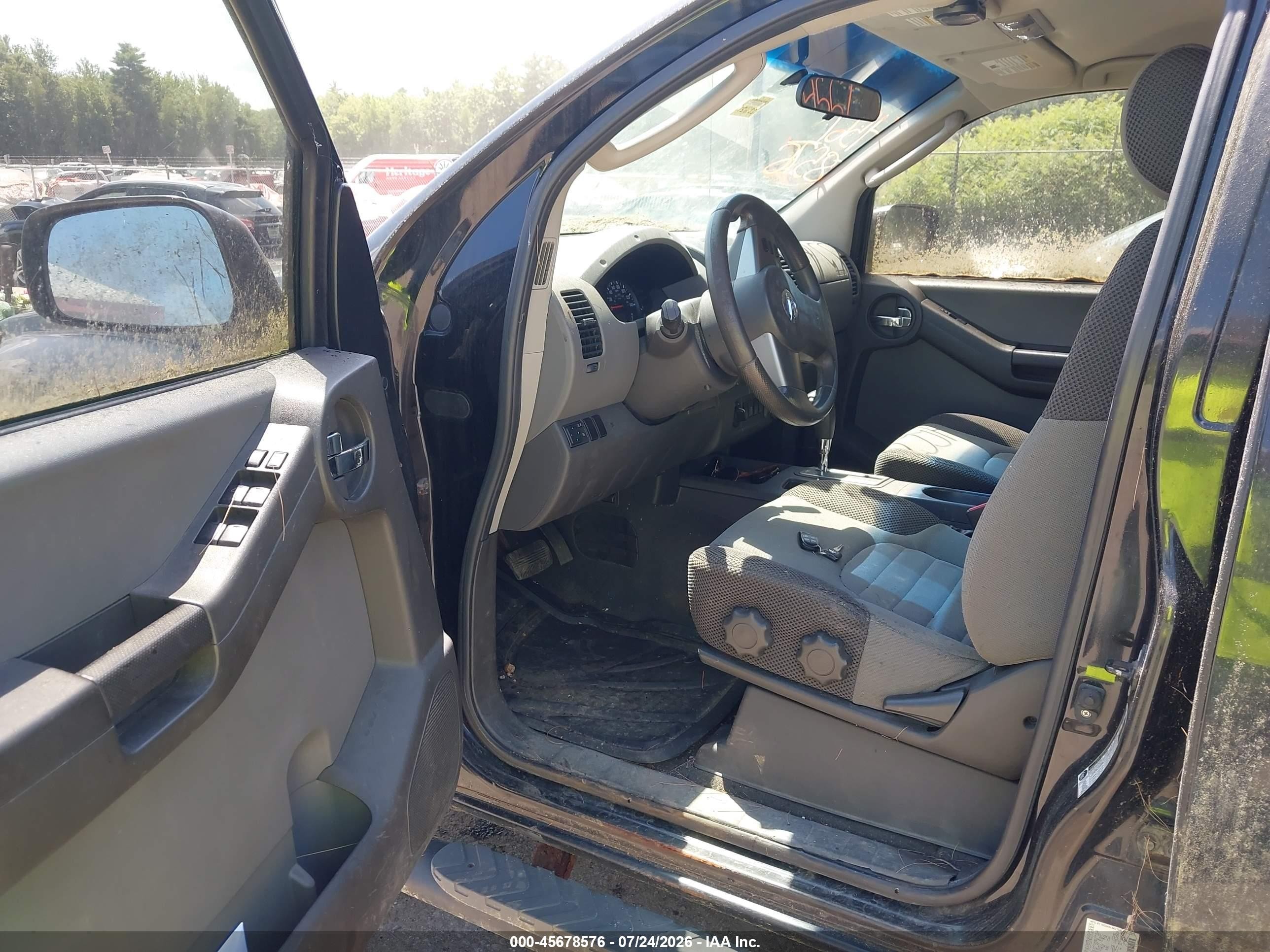 2008 Nissan Xterra S Black vin: 5N1AN08W98C524879
