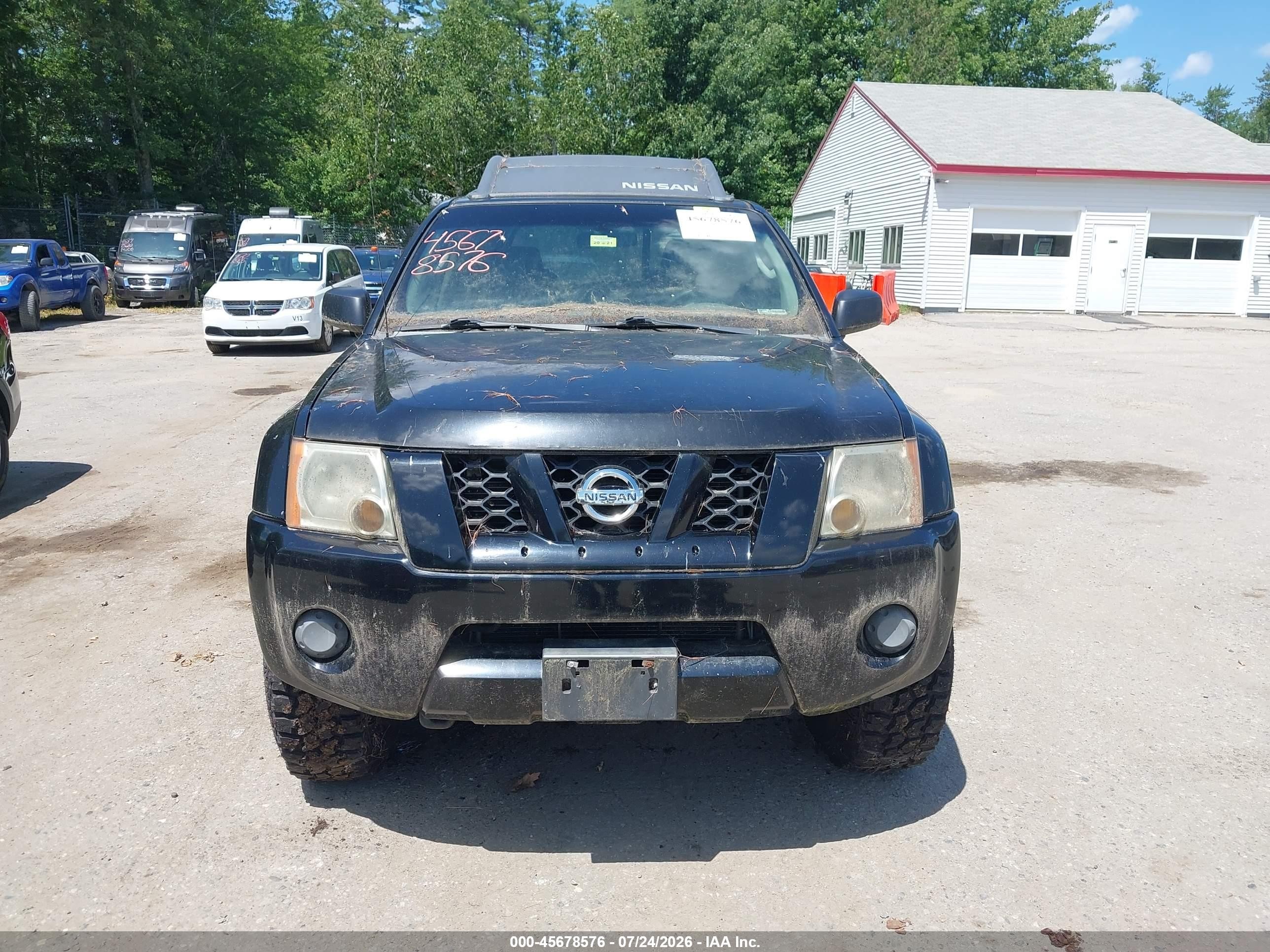2008 Nissan Xterra S Black vin: 5N1AN08W98C524879