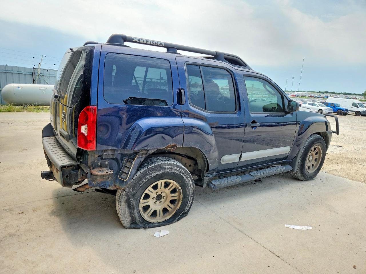 2008 Nissan Xterra X Blue vin: 5N1AN08W98C524963