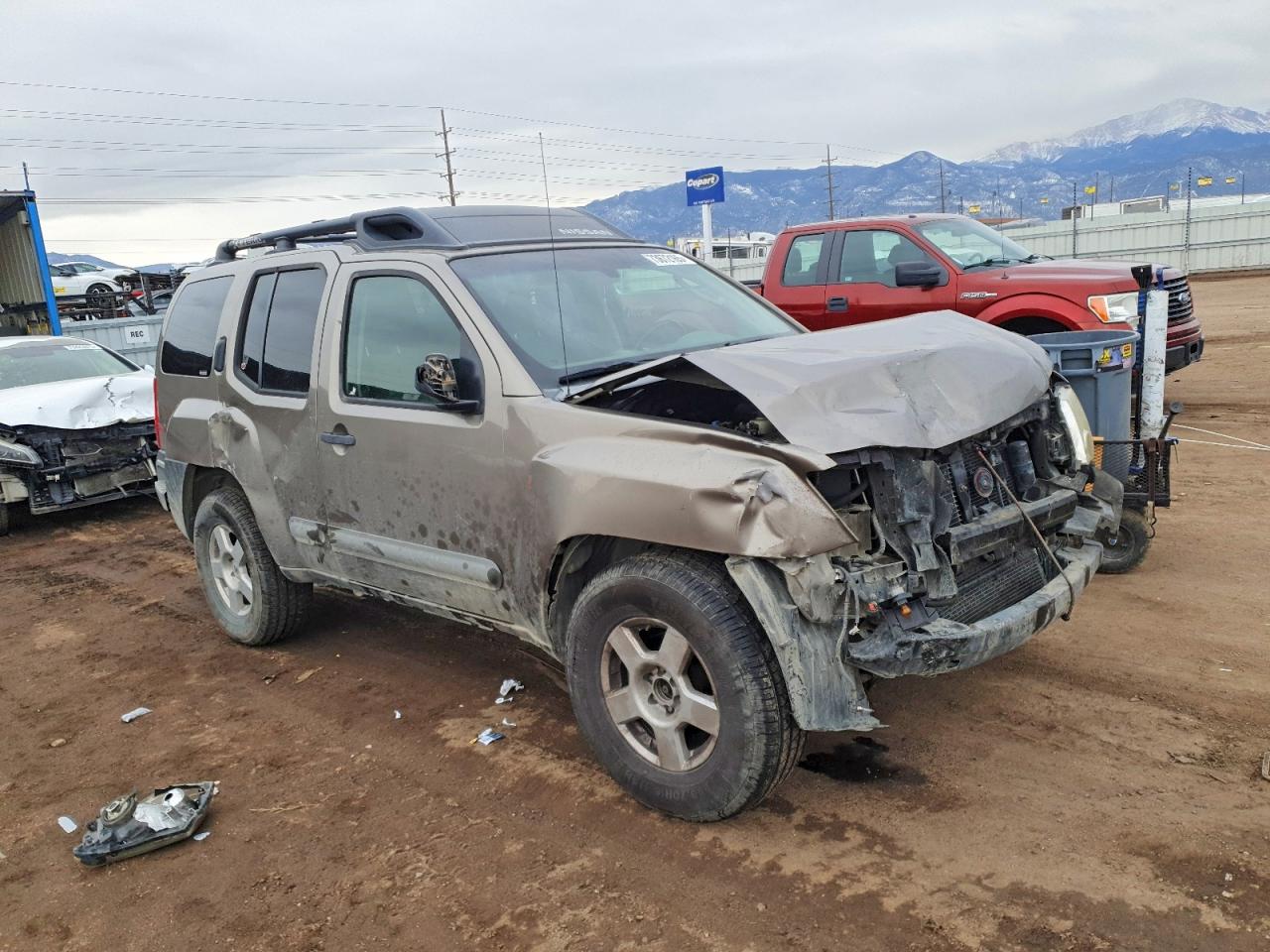 2005 Nissan Xterra Off Road Tan vin: 5N1AN08WX5C654570