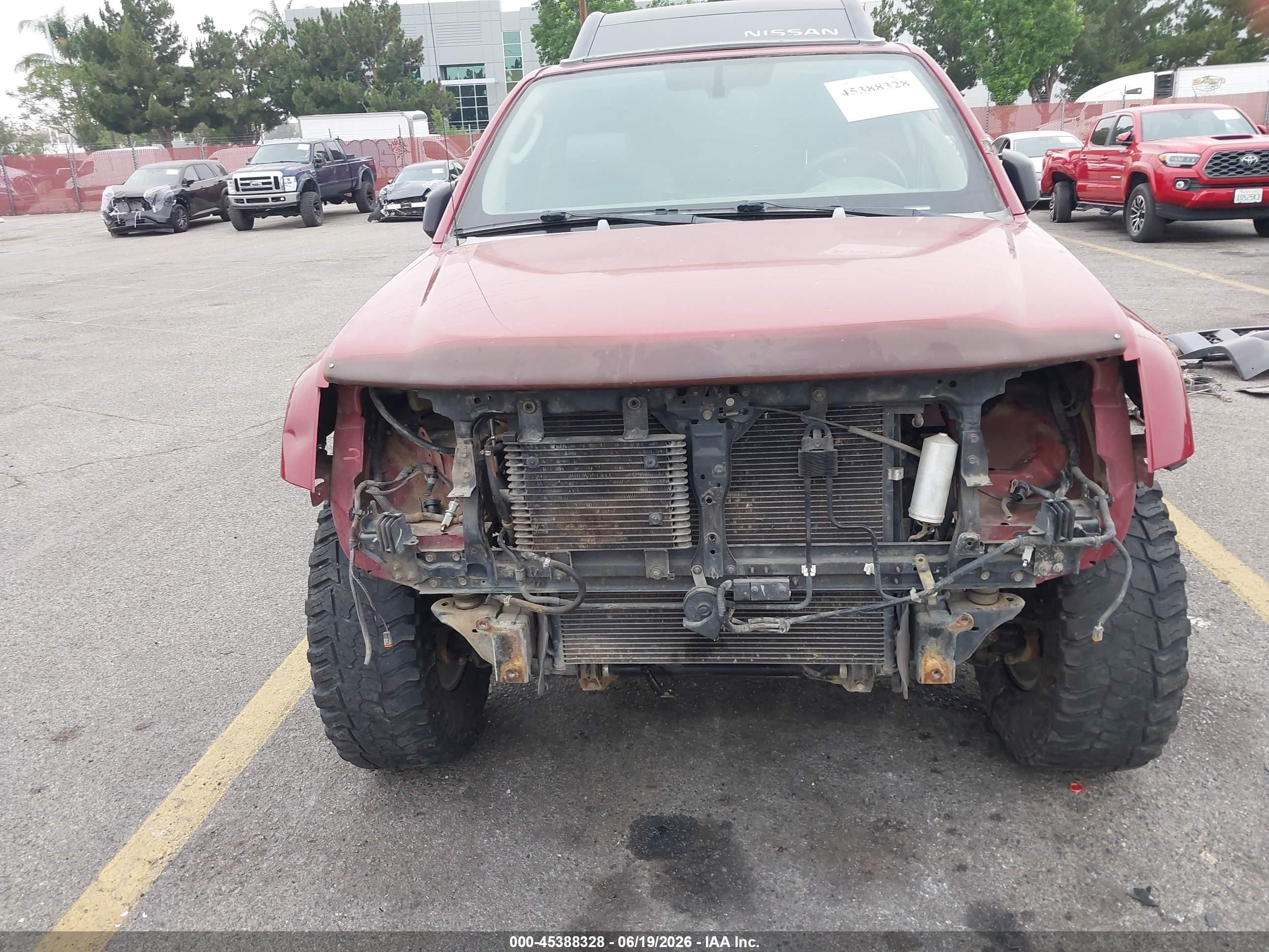 2005 Nissan Xterra Off Road Red vin: 5N1AN08WX5C658098