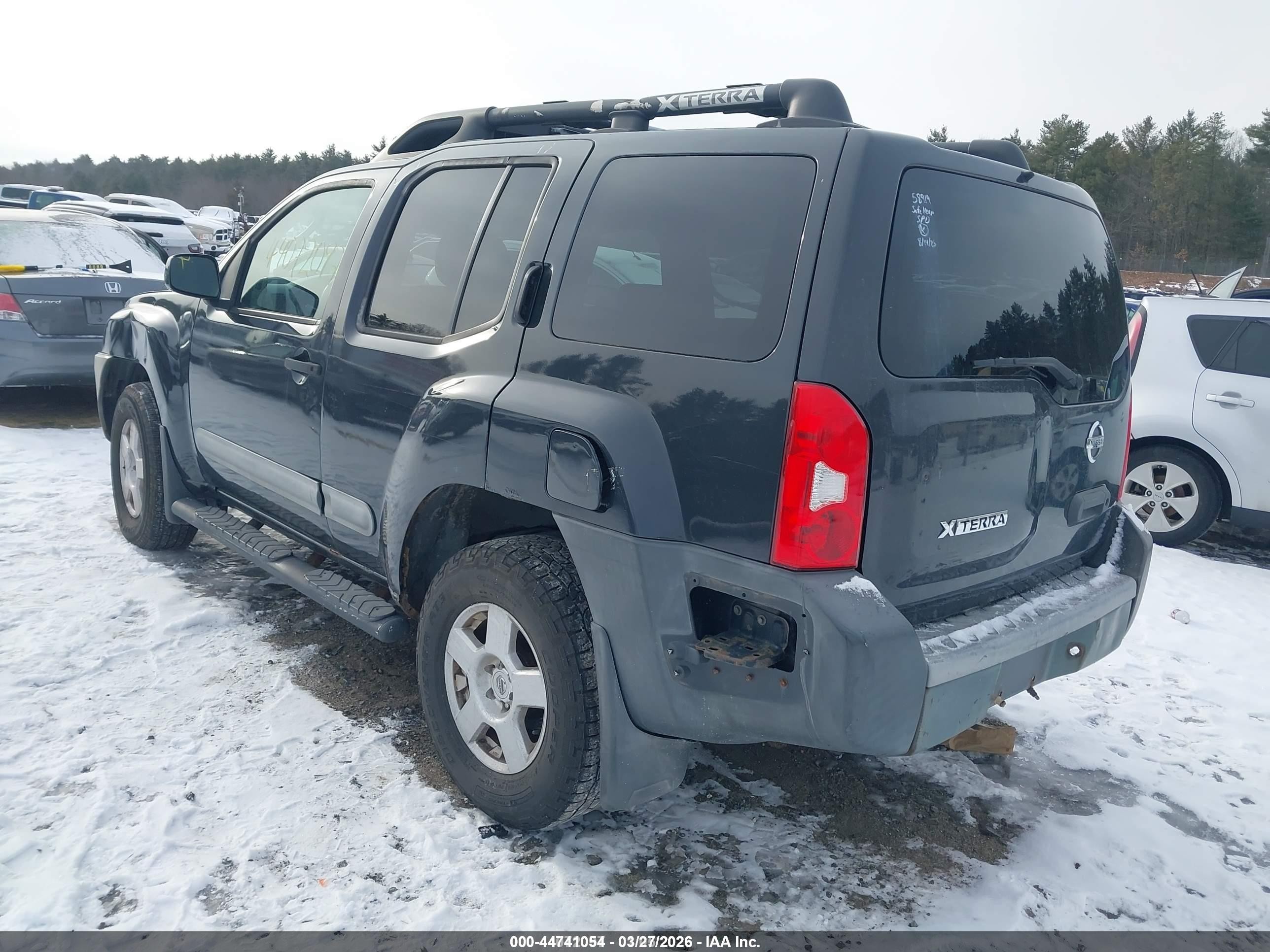 2006 Nissan Xterra S Серый vin: 5N1AN08WX6C547472