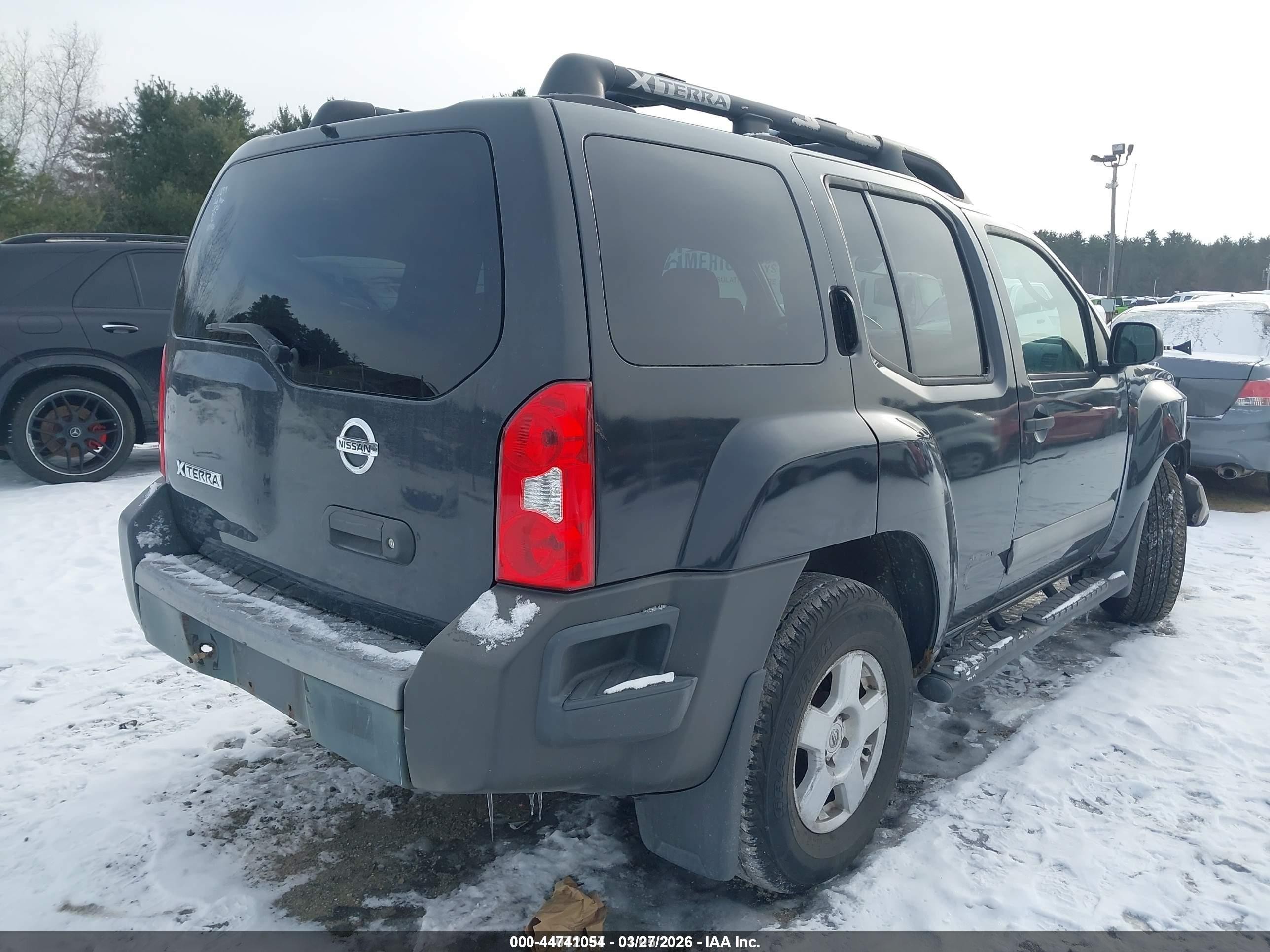 2006 Nissan Xterra S Серый vin: 5N1AN08WX6C547472