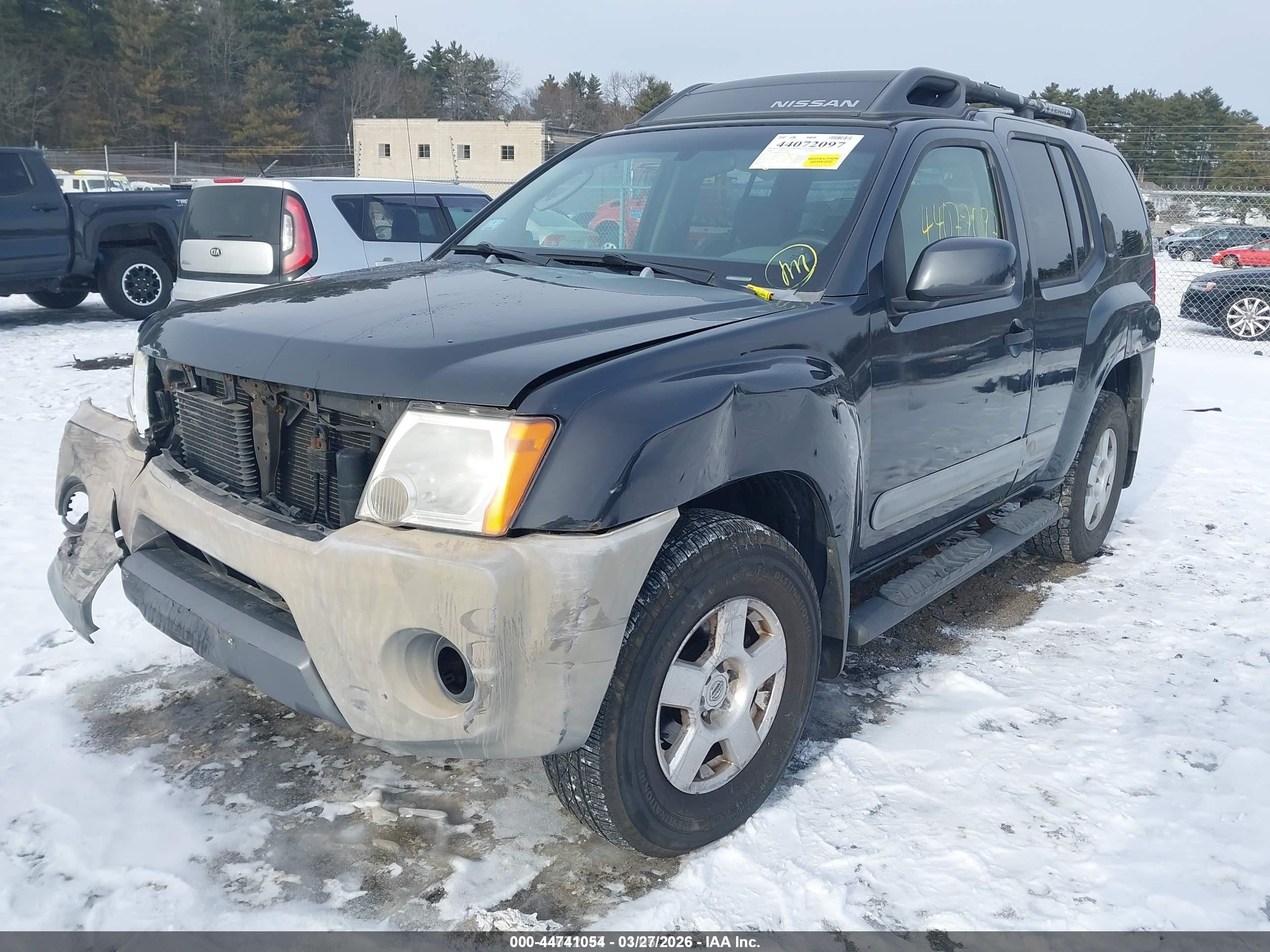 2006 Nissan Xterra S Серый vin: 5N1AN08WX6C547472
