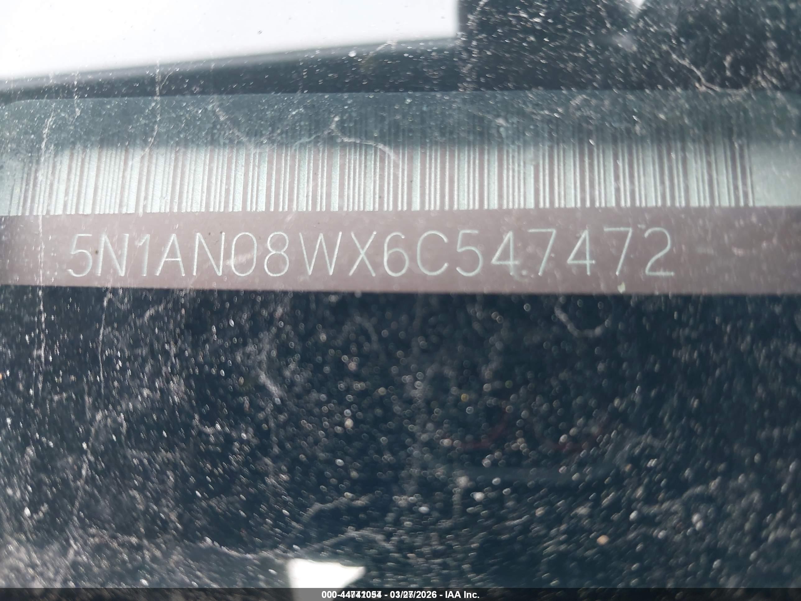 2006 Nissan Xterra S Серый vin: 5N1AN08WX6C547472