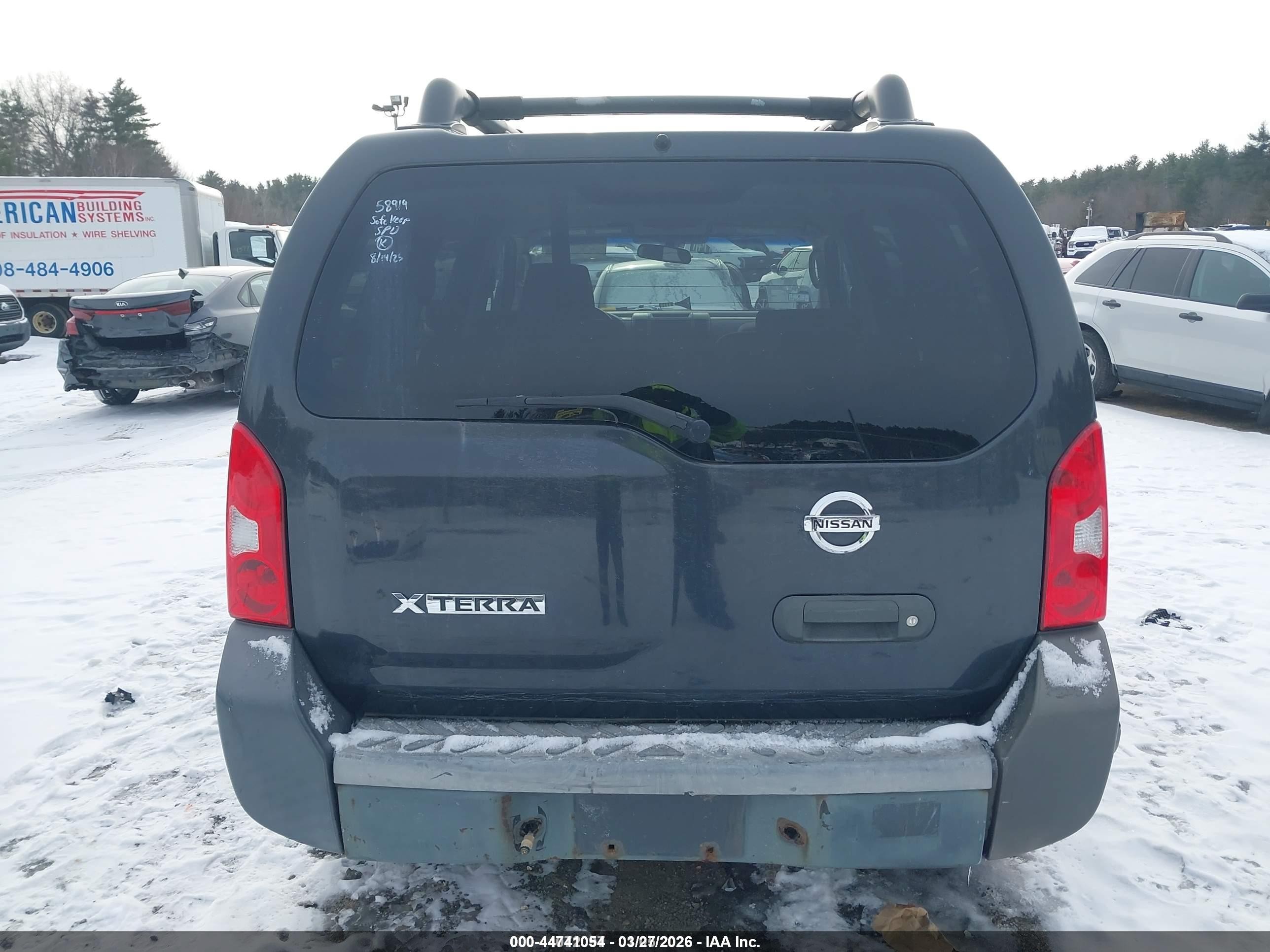 2006 Nissan Xterra S Серый vin: 5N1AN08WX6C547472