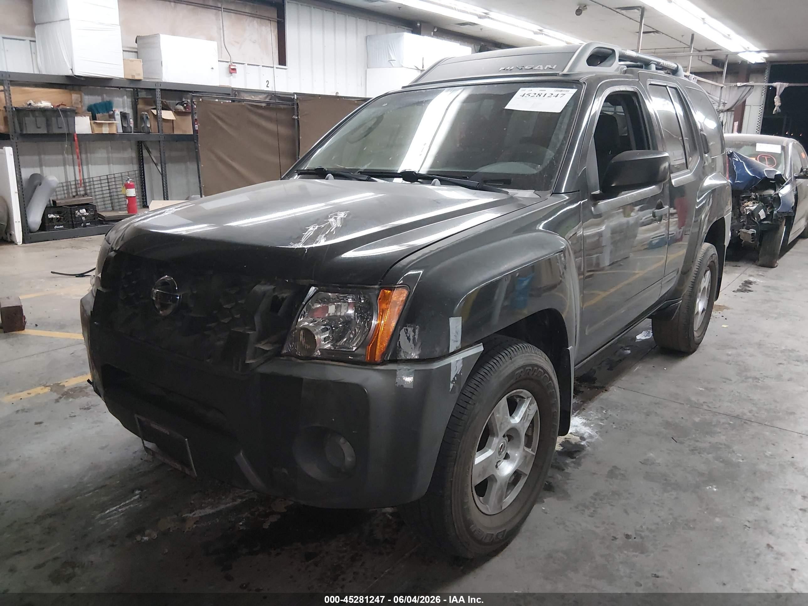2007 Nissan Xterra S Gray vin: 5N1AN08WX7C501643