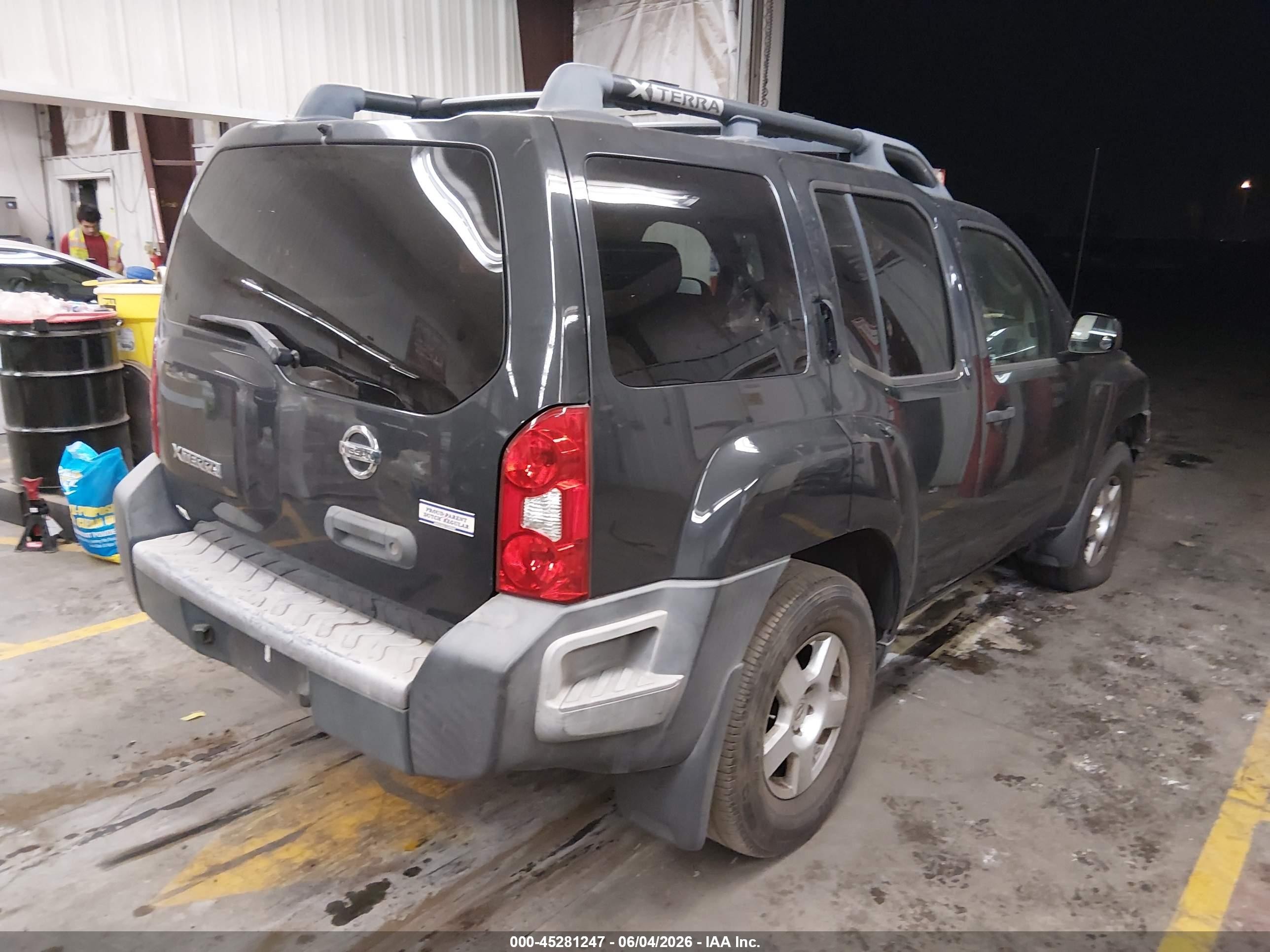 2007 Nissan Xterra S Gray vin: 5N1AN08WX7C501643