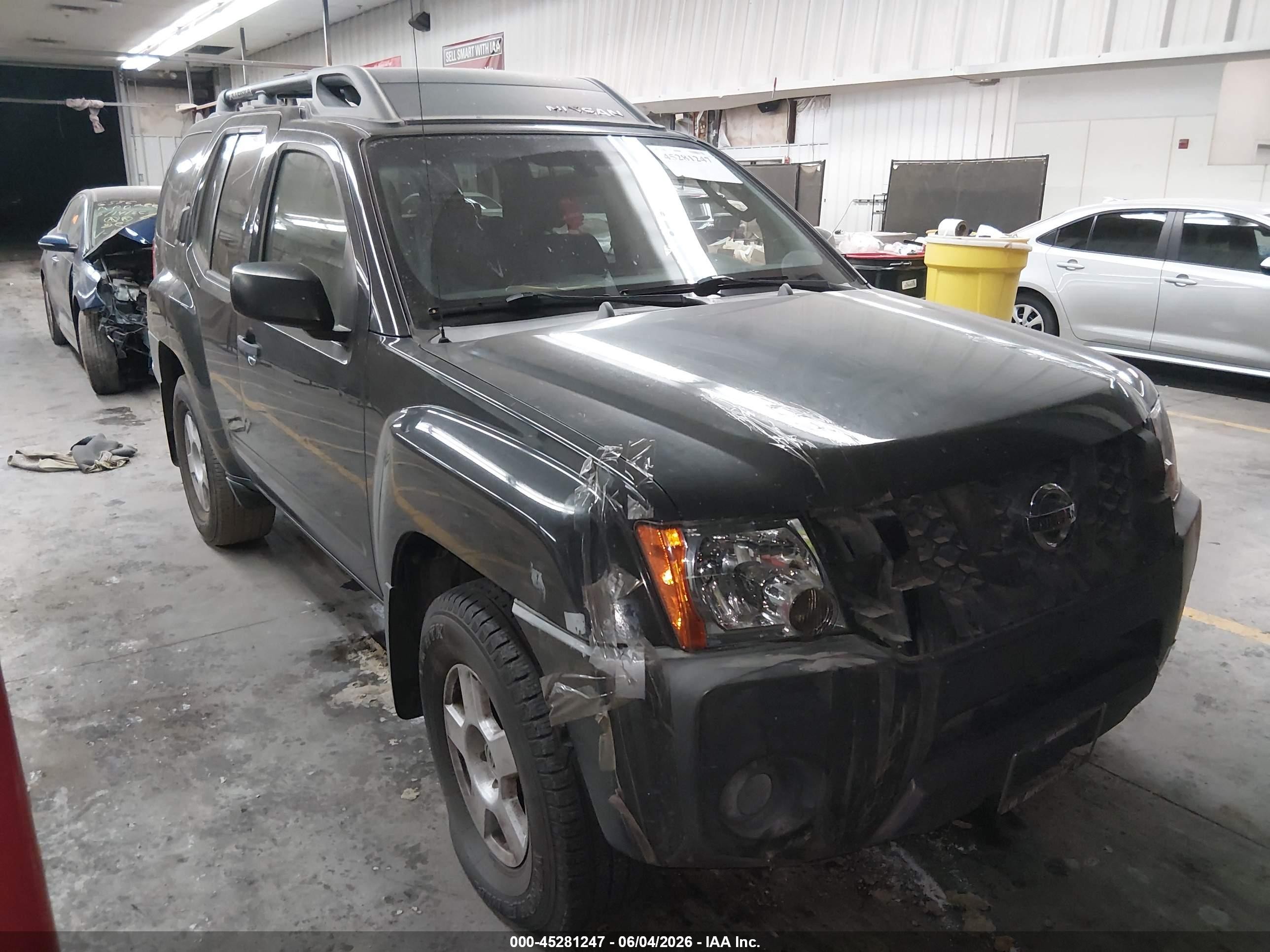 2007 Nissan Xterra S Gray vin: 5N1AN08WX7C501643