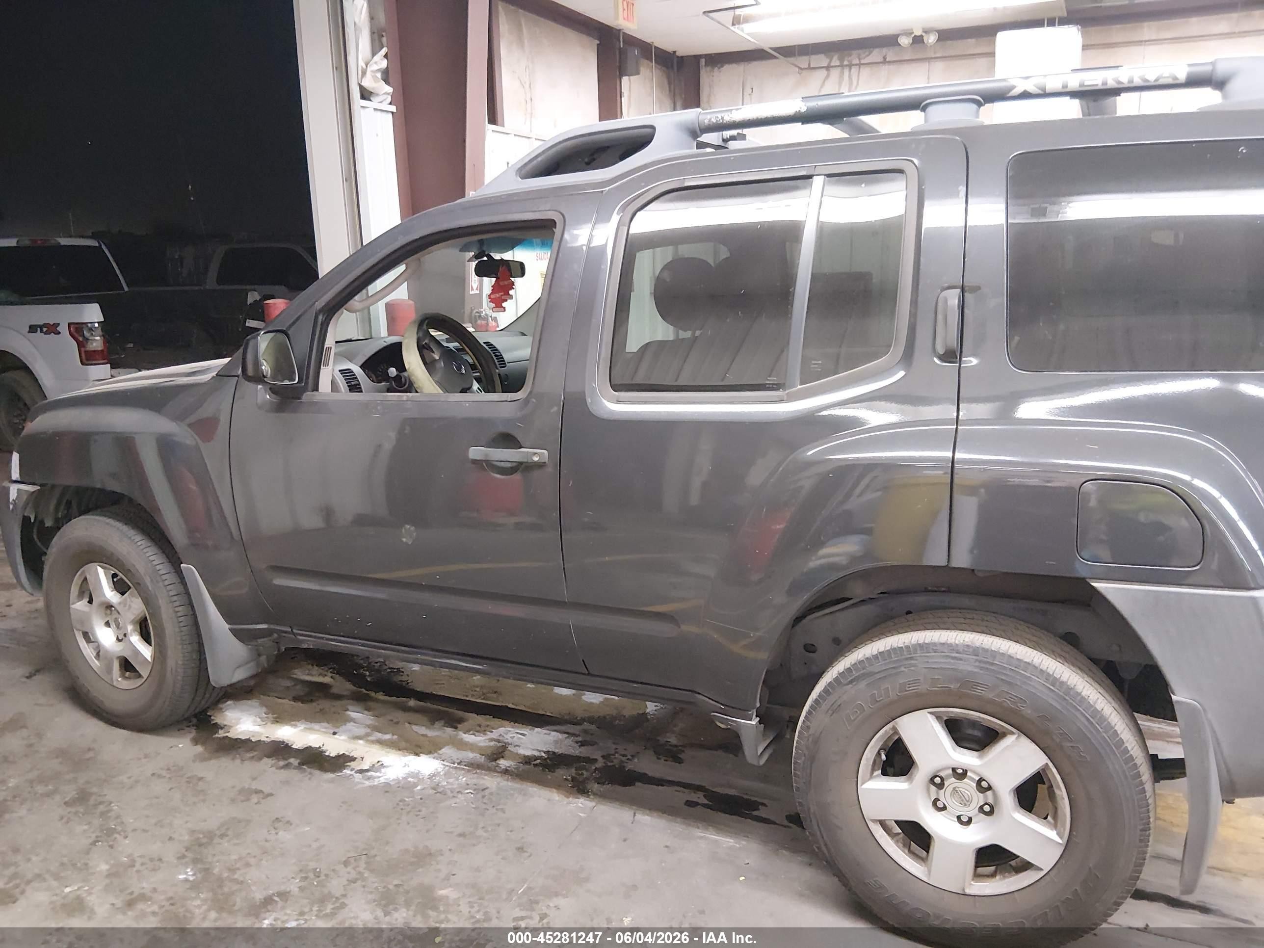 2007 Nissan Xterra S Gray vin: 5N1AN08WX7C501643