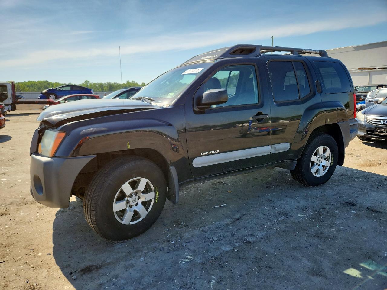 2007 Nissan Xterra X Черный vin: 5N1AN08WX7C513176