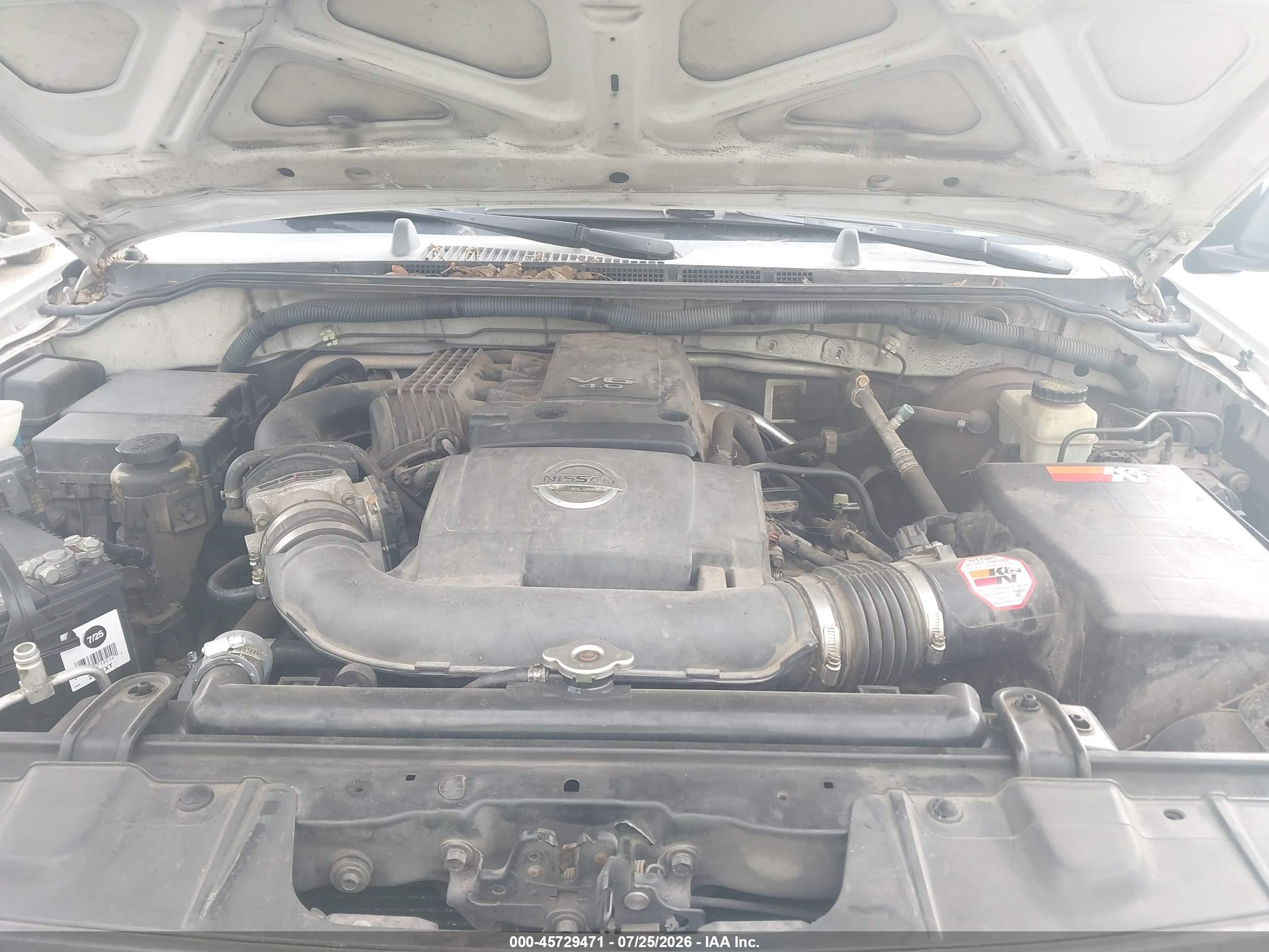 2007 Nissan Xterra Se Белый vin: 5N1AN08WX7C519768