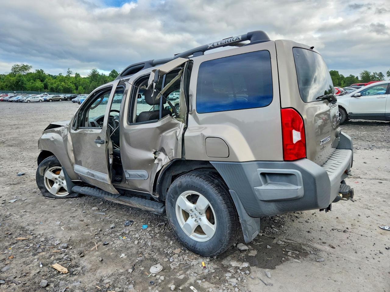 2007 Nissan Xterra Off Road/s/se Gold vin: 5N1AN08WX7C527076