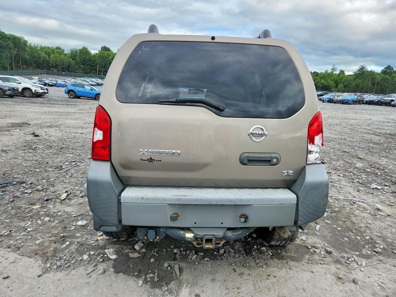 2007 Nissan Xterra Off Road/s/se Gold vin: 5N1AN08WX7C527076