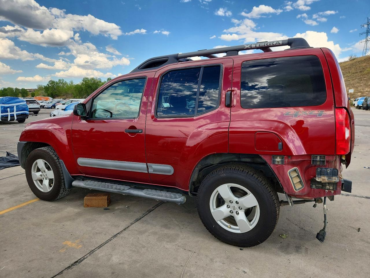 2008 Nissan Xterra X Burgundy vin: 5N1AN08WX8C524695