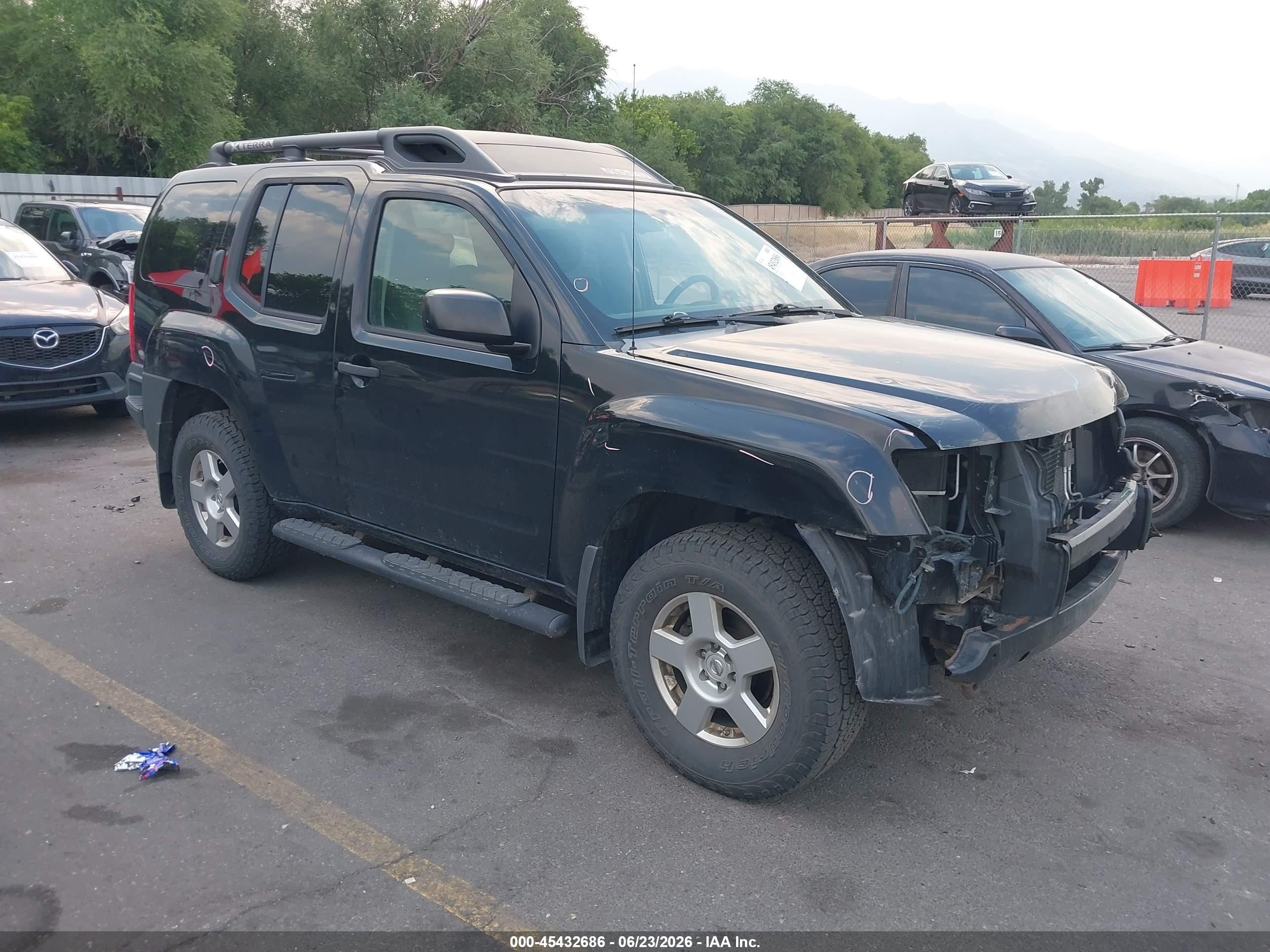 2008 Nissan Xterra S Черный vin: 5N1AN08WX8C534692
