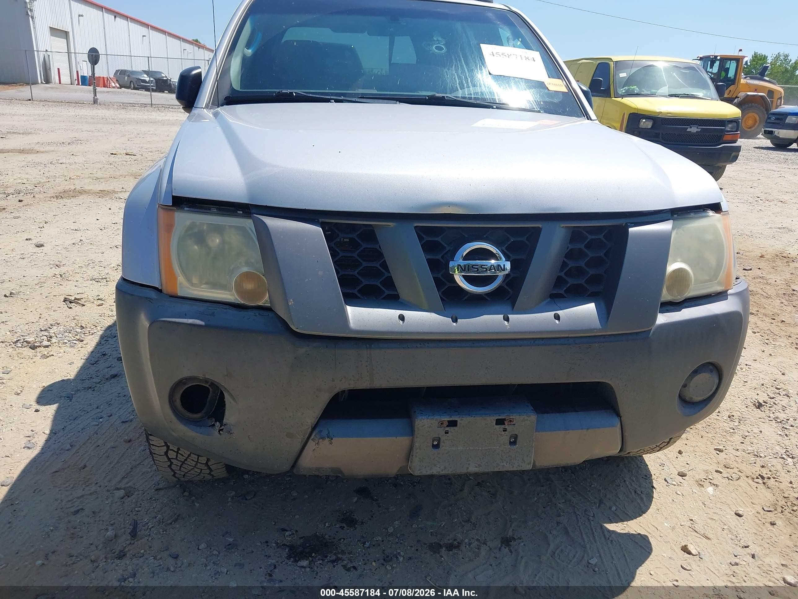 2008 Nissan Xterra S Silver vin: 5N1AN08WX8C535731