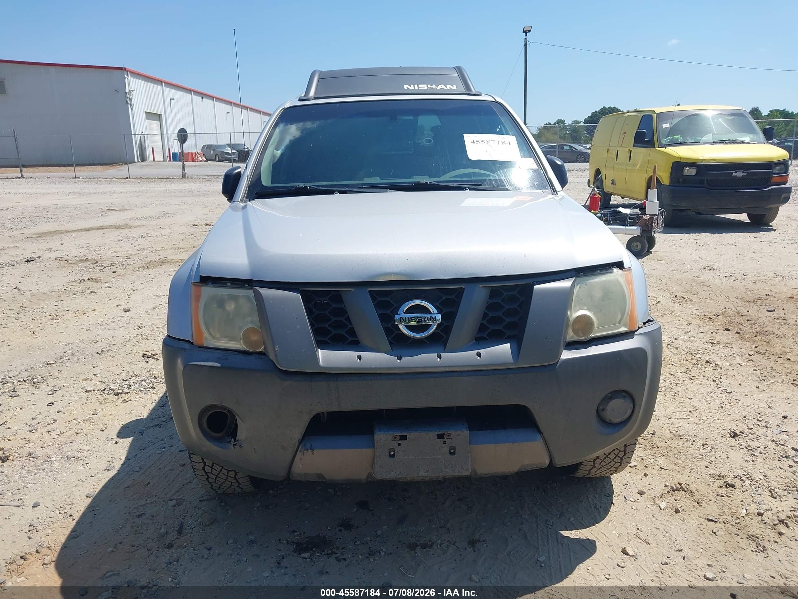 2008 Nissan Xterra S Silver vin: 5N1AN08WX8C535731