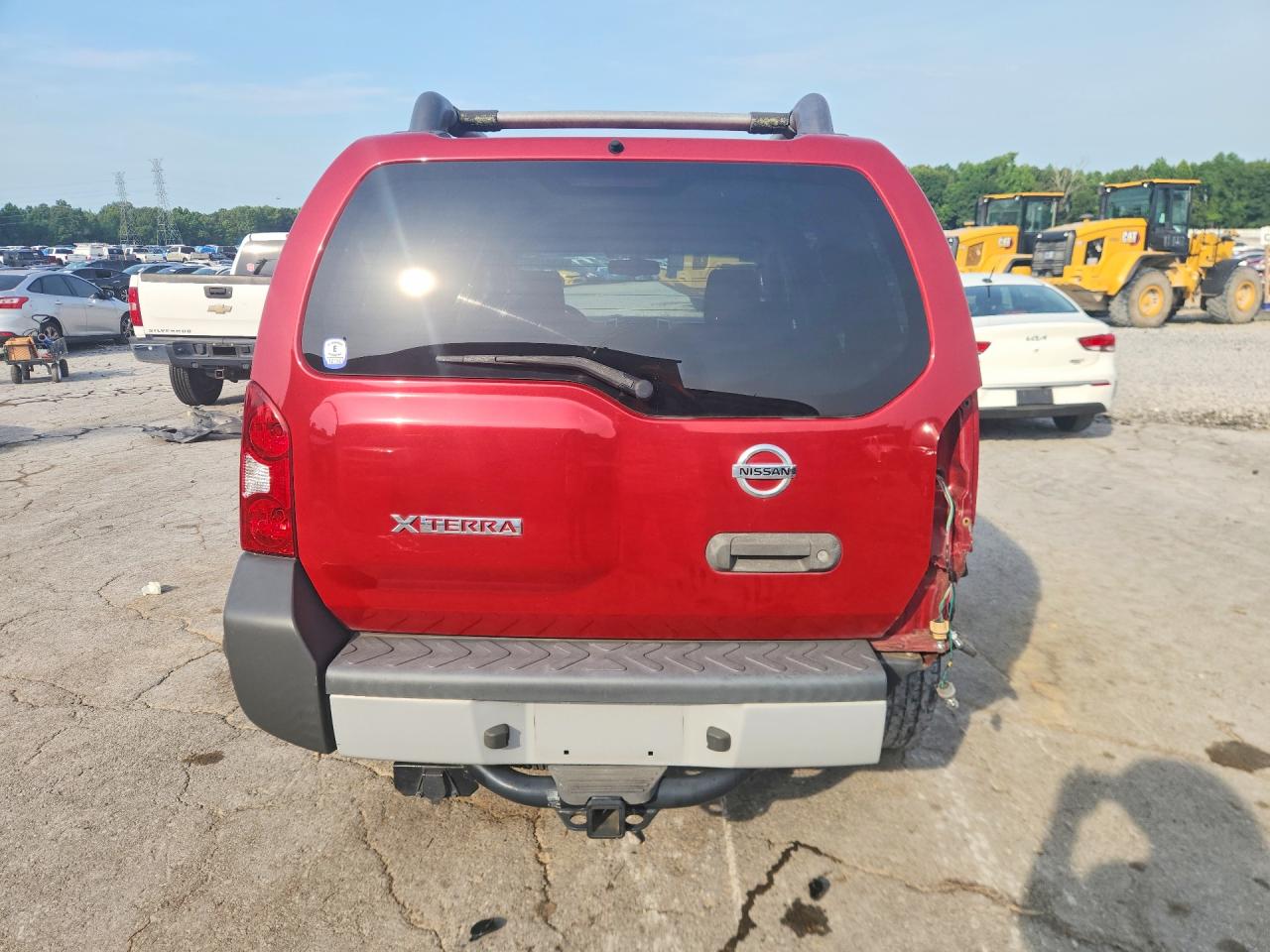 2011 Nissan Xterra X Red vin: 5N1AN0NU0BC516437