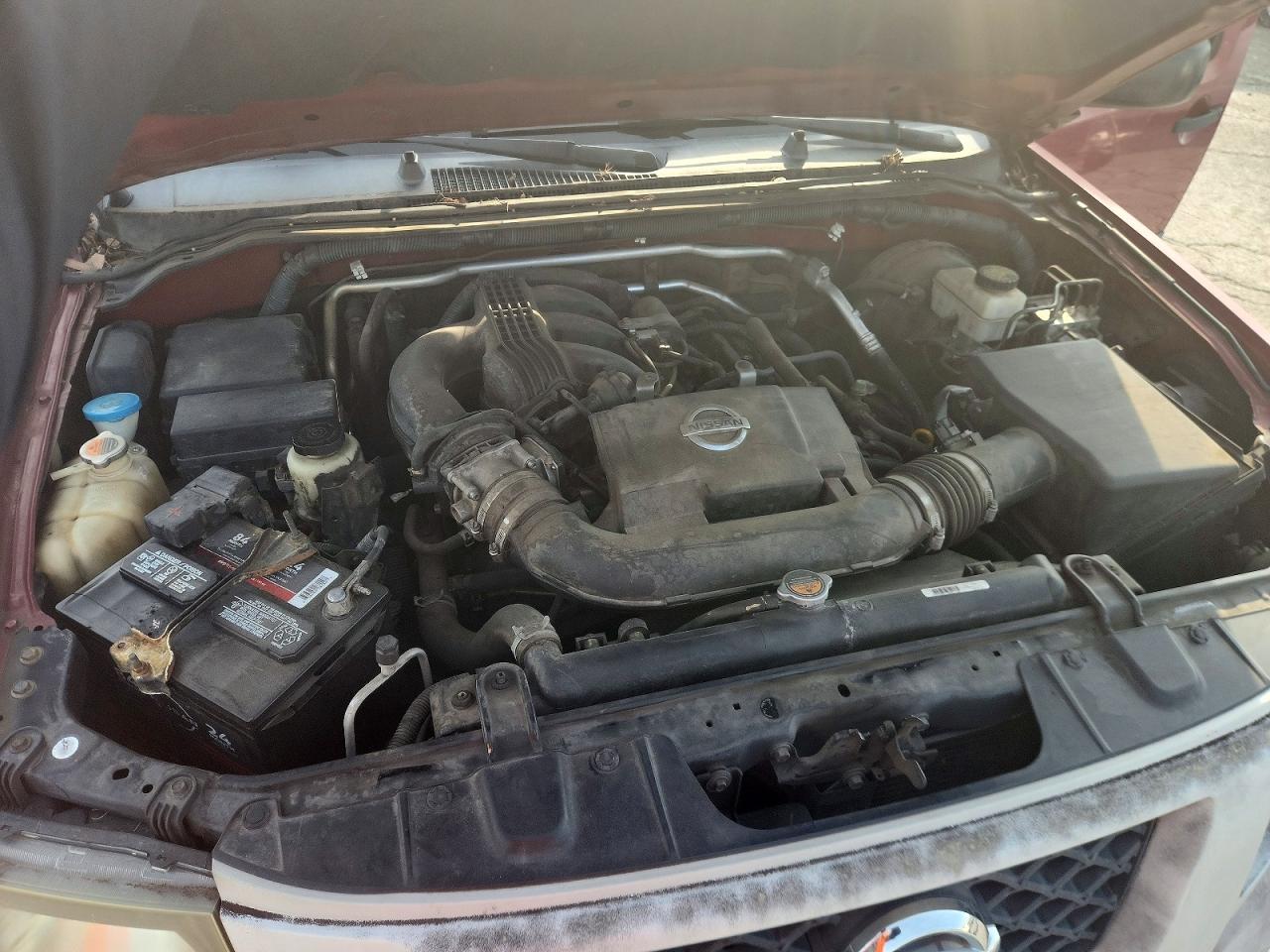 2011 Nissan Xterra X Red vin: 5N1AN0NU0BC516437