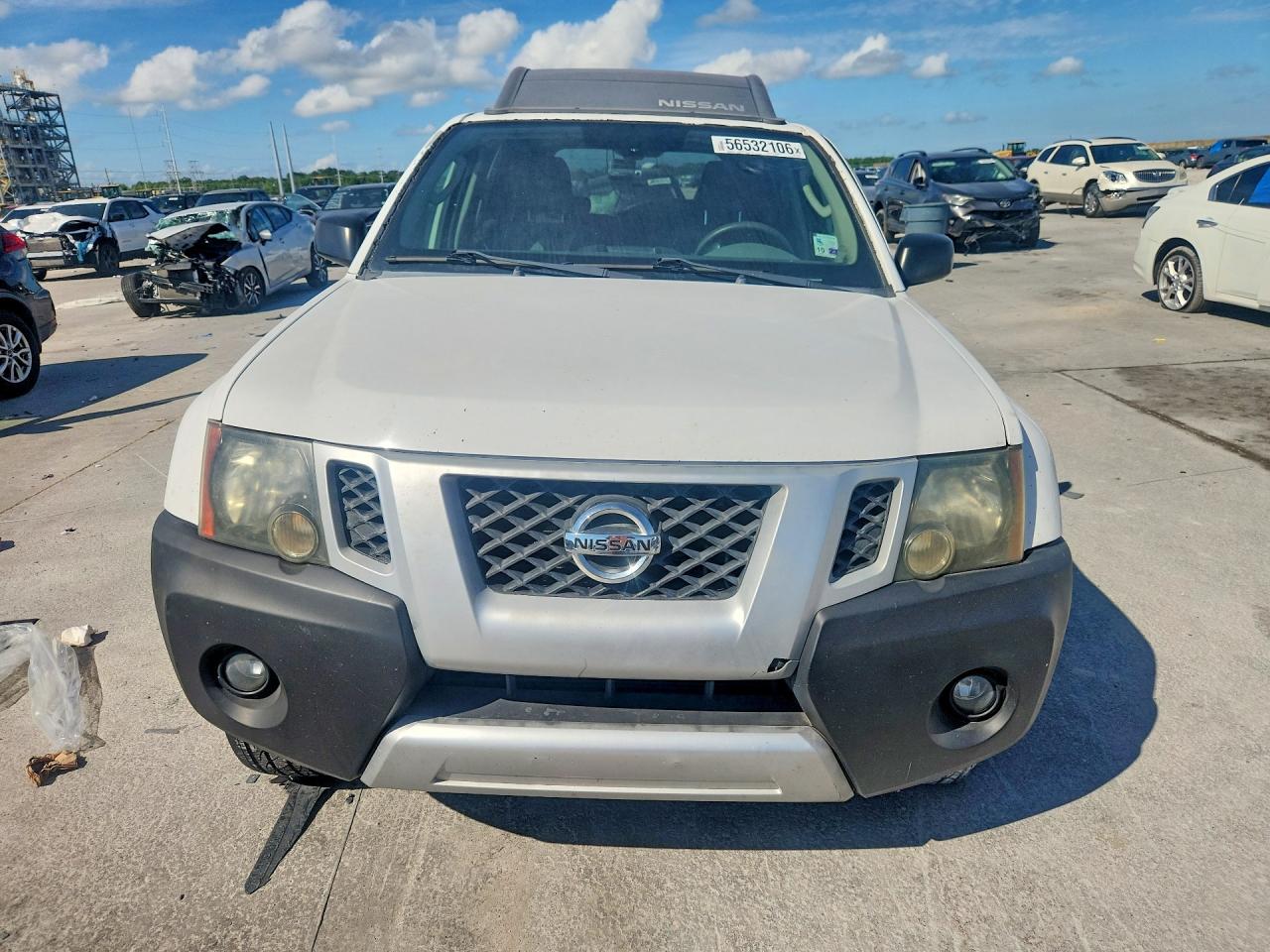2010 Nissan Xterra X White vin: 5N1AN0NU1AC506532