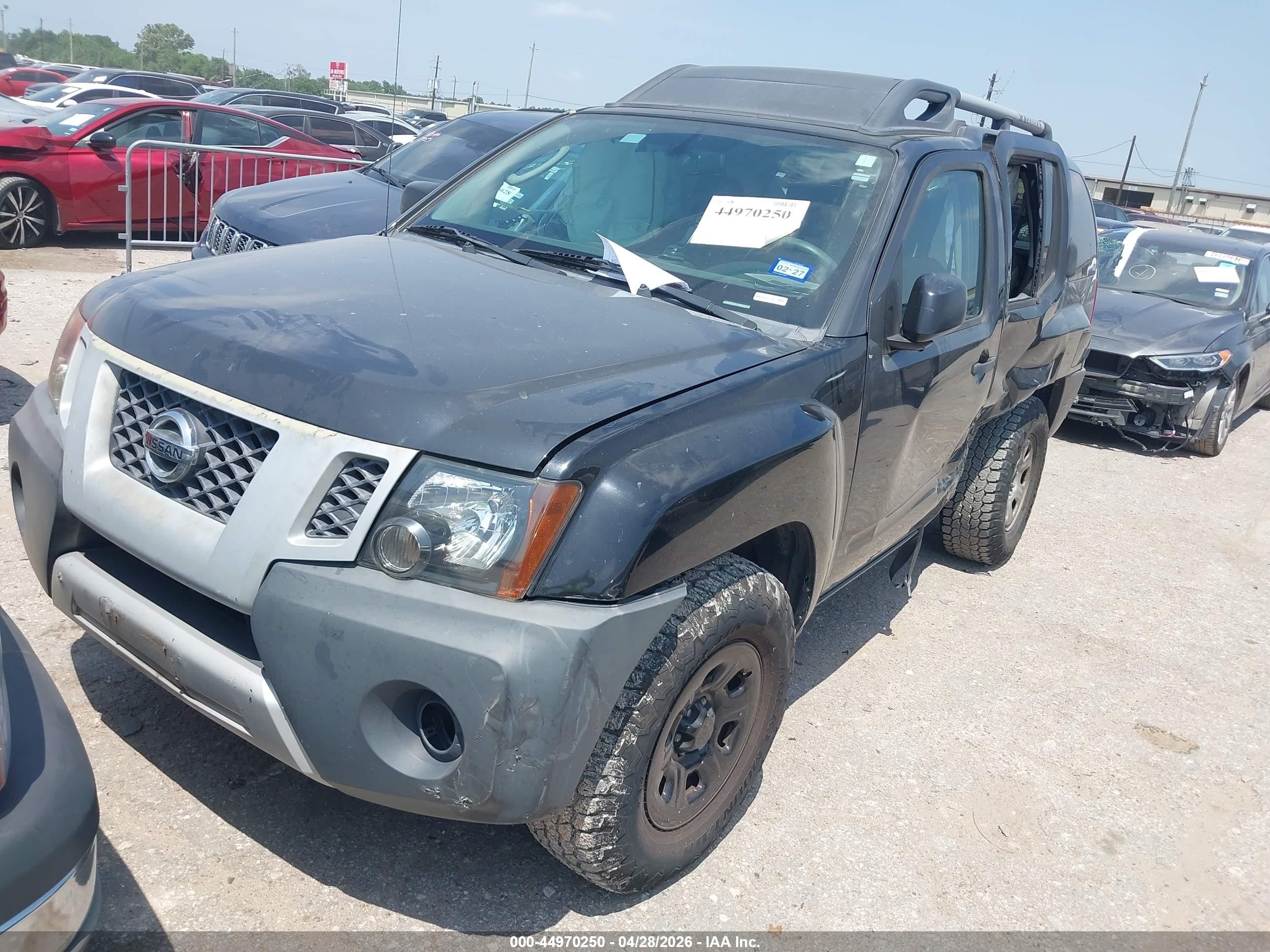2012 Nissan Xterra X Gray vin: 5N1AN0NU1CC514617