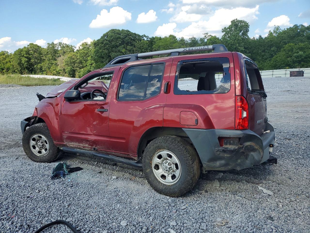 2013 Nissan Xterra X Бордовый vin: 5N1AN0NU1DN817984