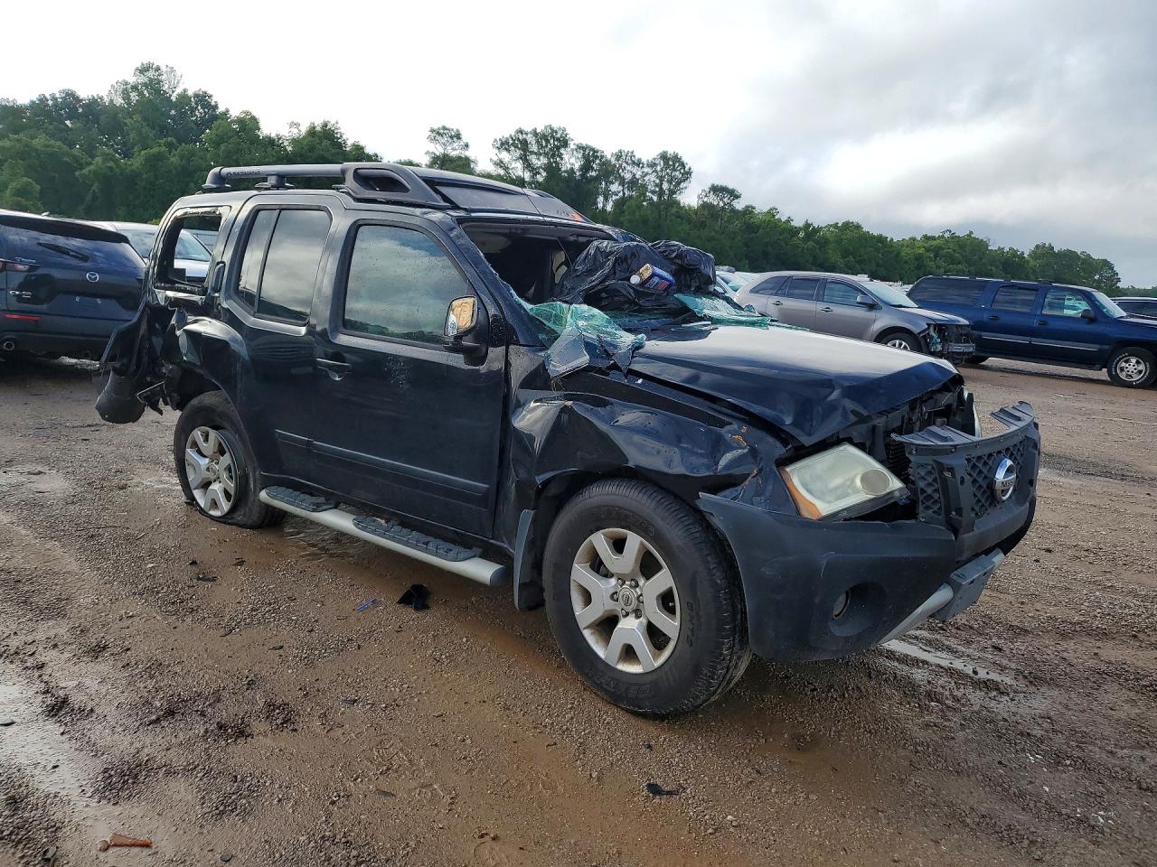 2010 Nissan Xterra X Black vin: 5N1AN0NU2AC515109