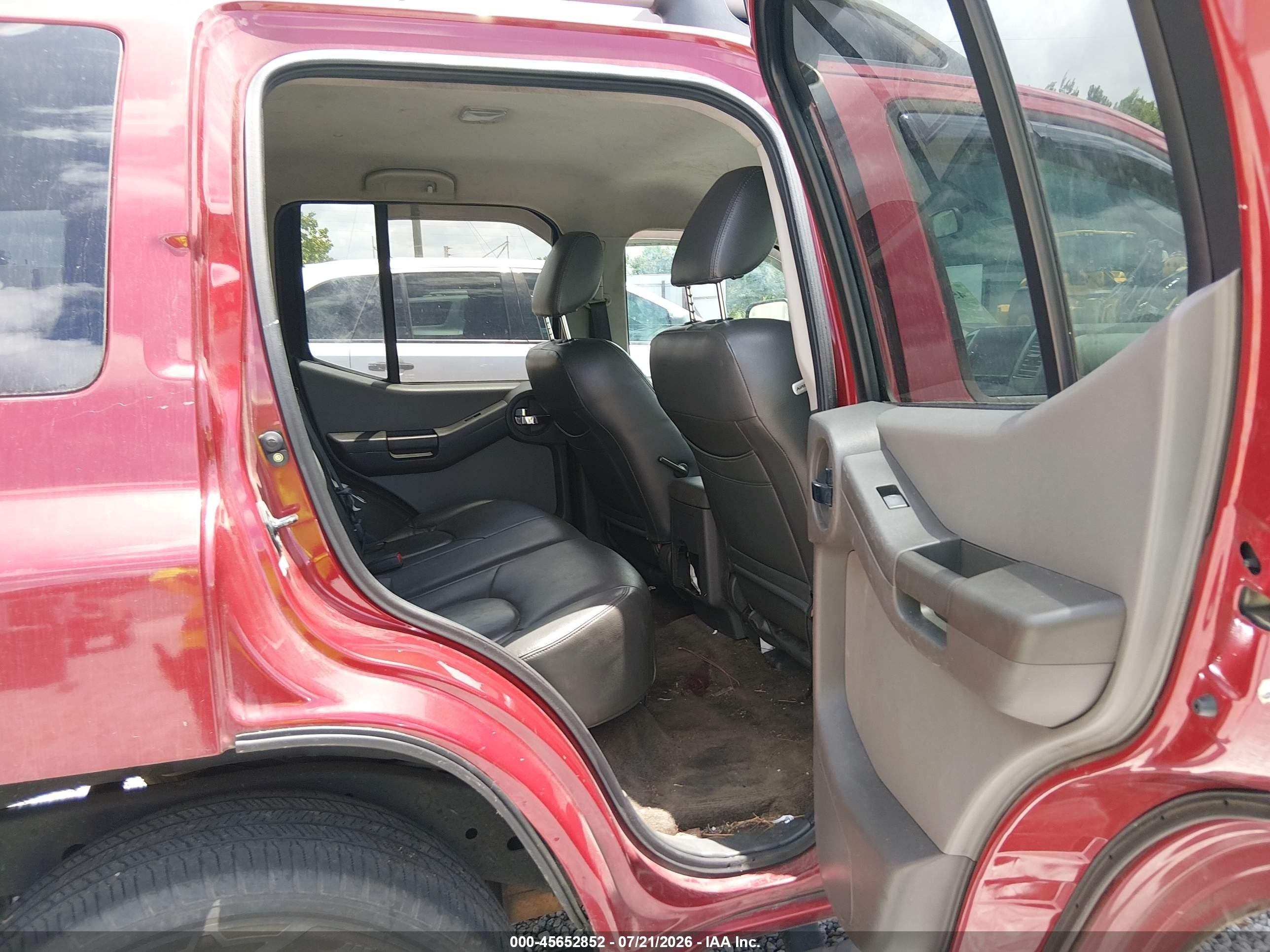 2010 Nissan Xterra S Red vin: 5N1AN0NU2AC515921