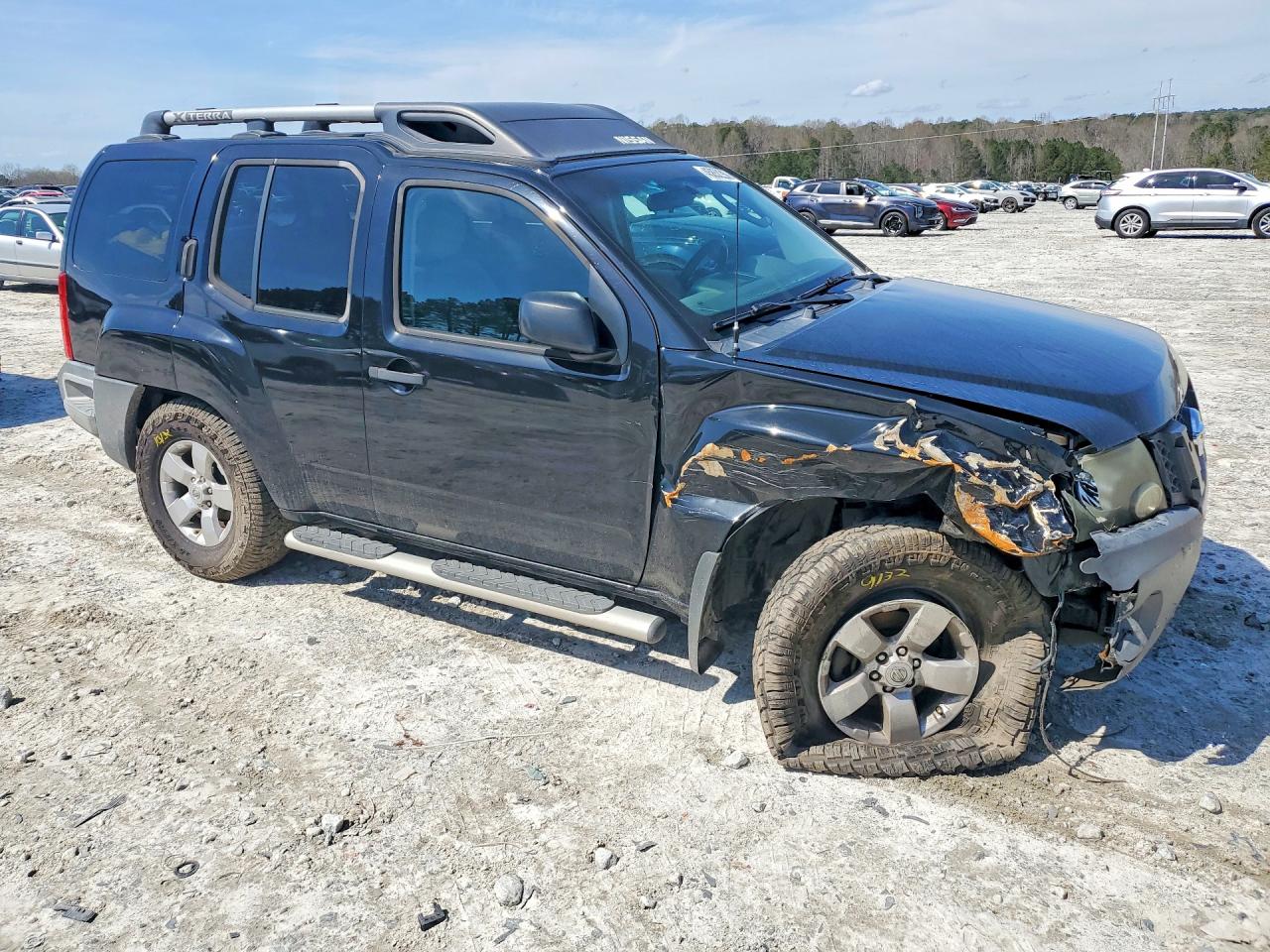 2010 Nissan Xterra X Black vin: 5N1AN0NU2AC517734