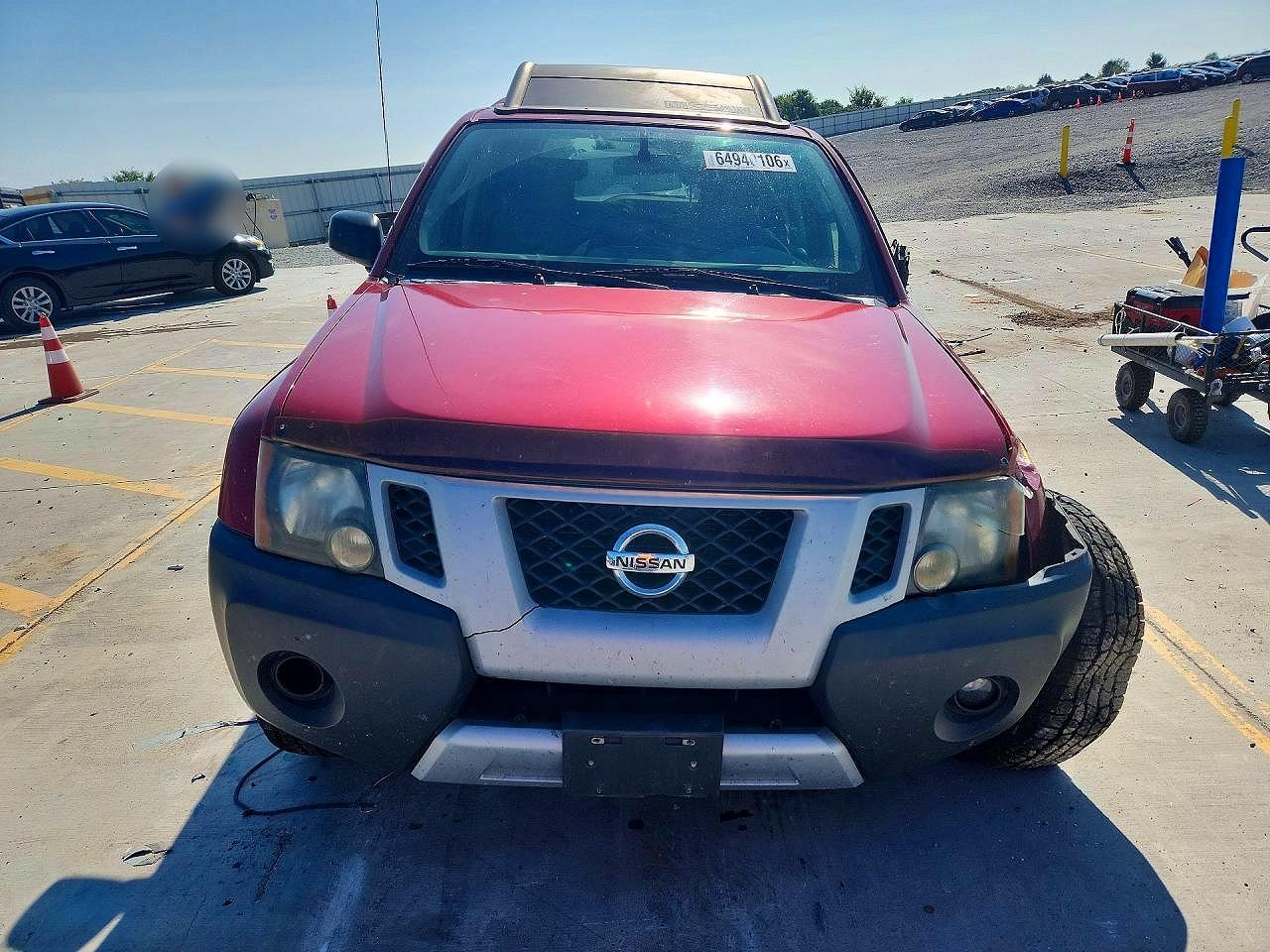 2010 Nissan Xterra X Red vin: 5N1AN0NU2AC522528