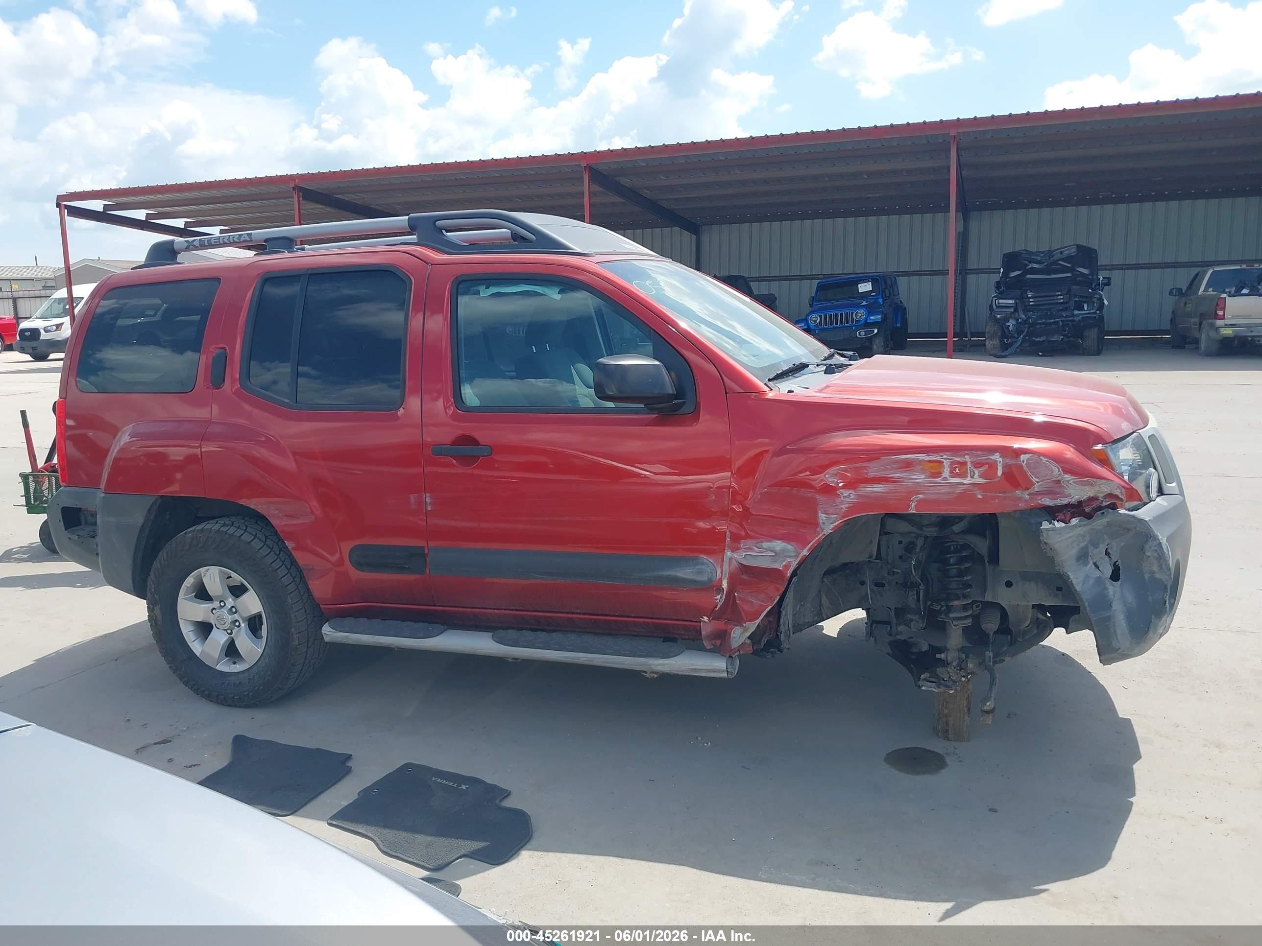 2012 Nissan Xterra S Orange vin: 5N1AN0NU2CC500371