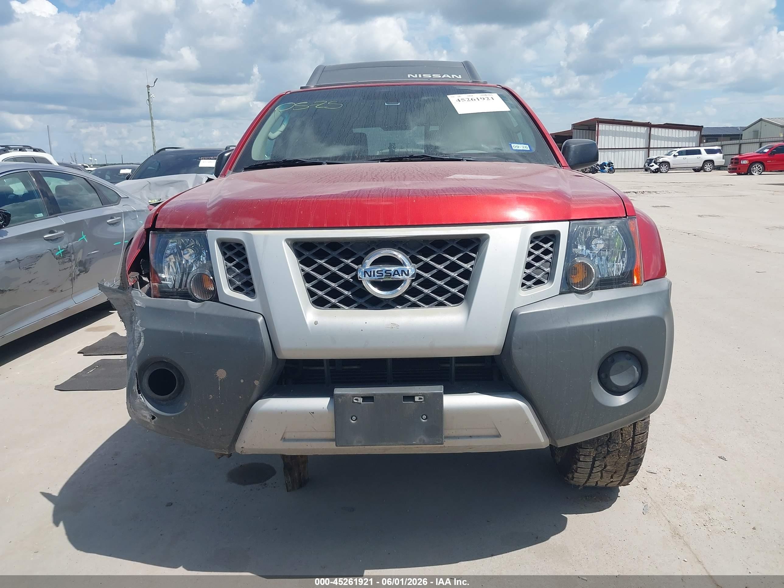 2012 Nissan Xterra S Orange vin: 5N1AN0NU2CC500371