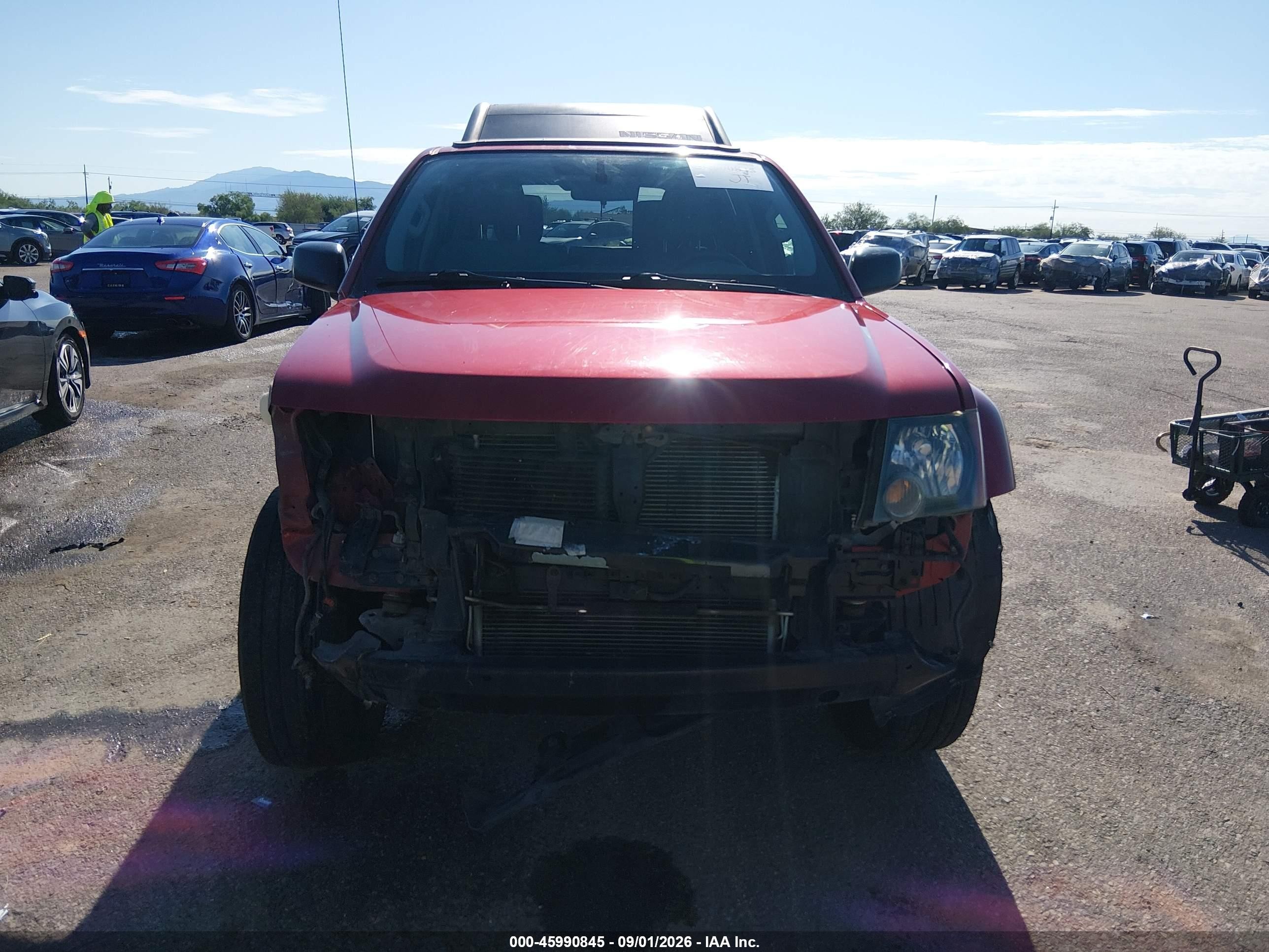 2015 Nissan Xterra S Red vin: 5N1AN0NU2FN655446