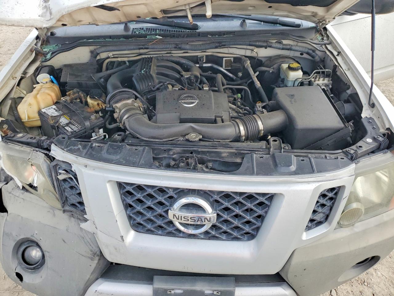 2010 Nissan Xterra Off Road White vin: 5N1AN0NU3AC504538