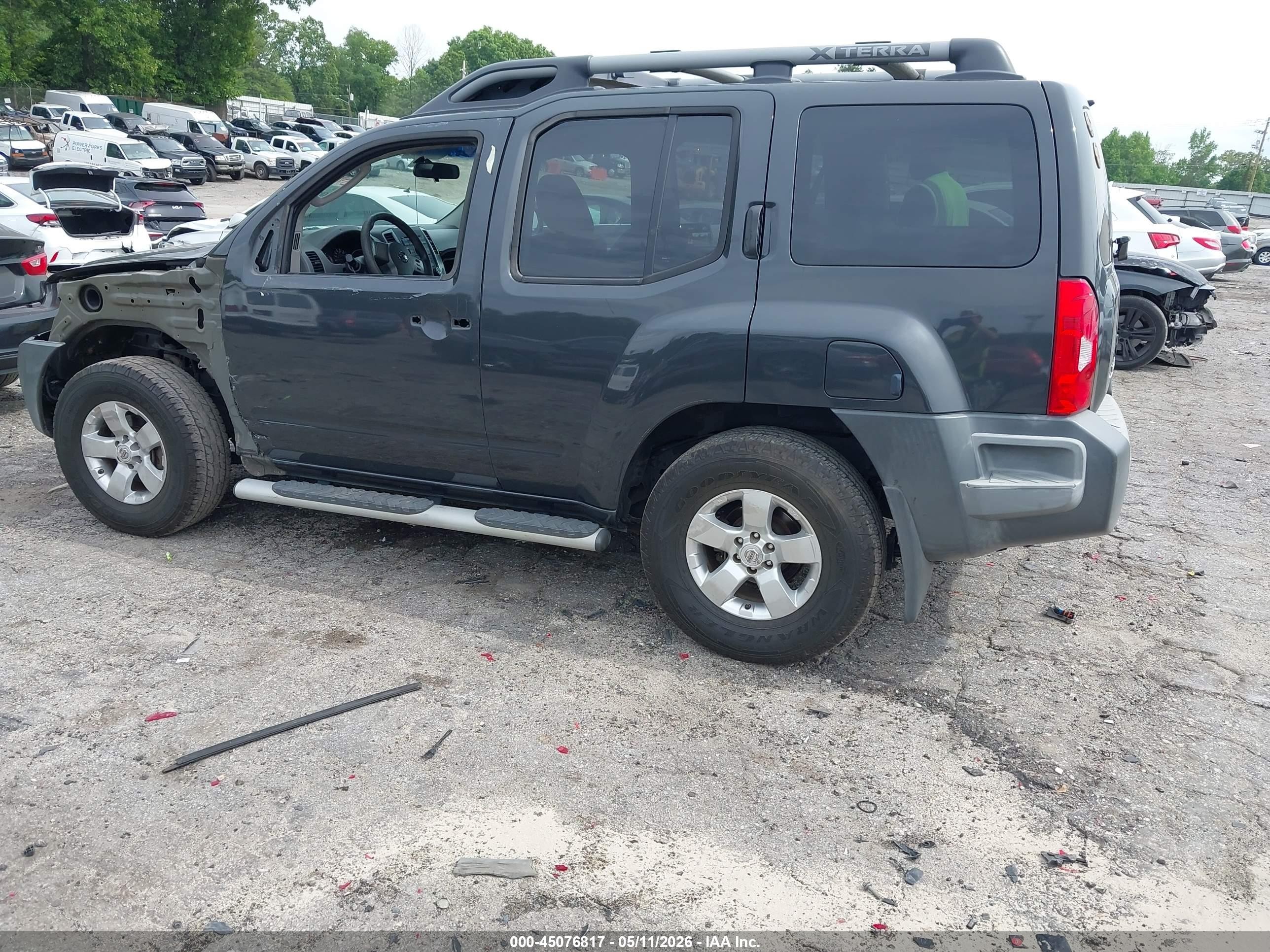 2010 Nissan Xterra S Gray vin: 5N1AN0NU3AC523798