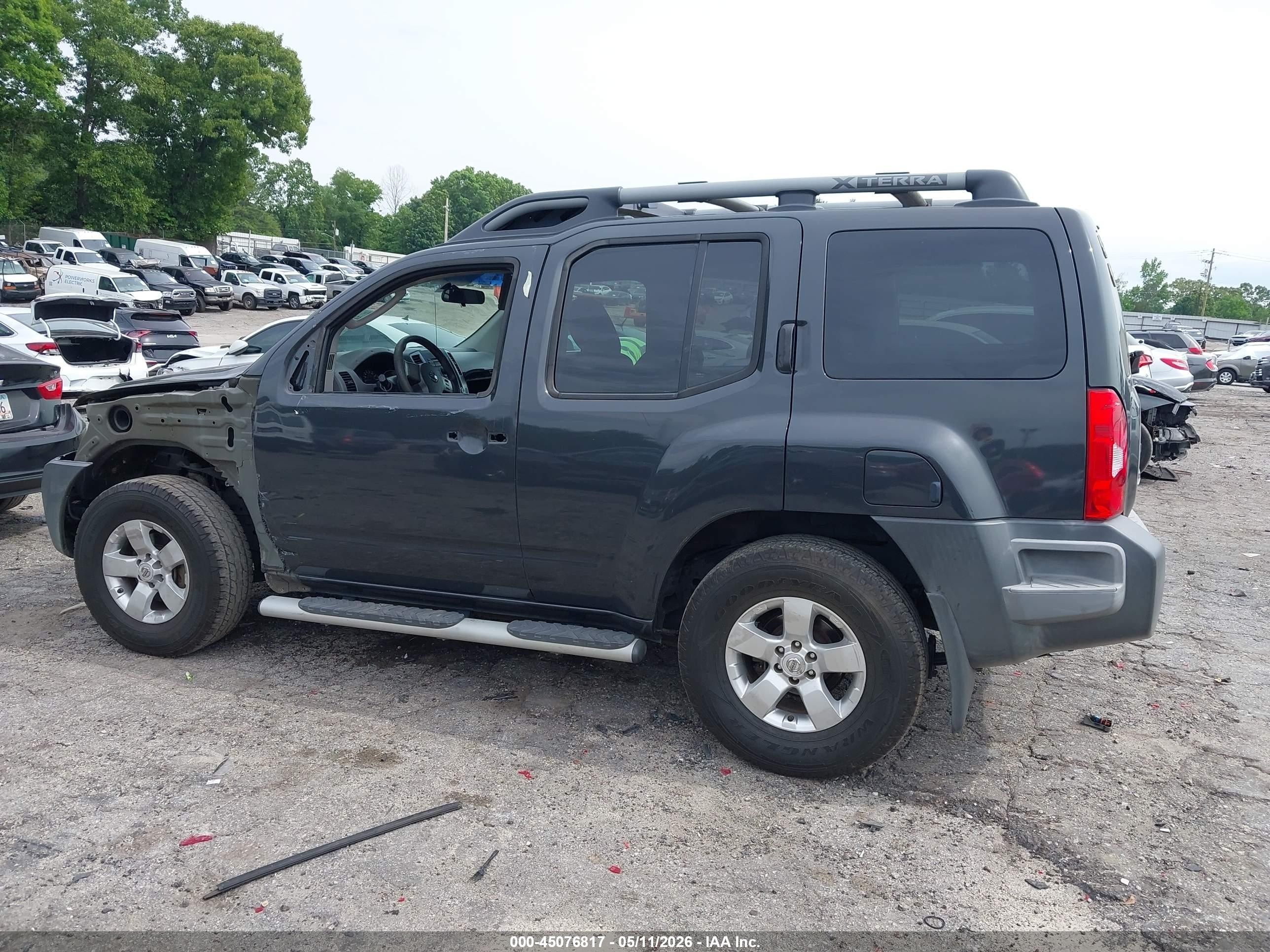 2010 Nissan Xterra S Gray vin: 5N1AN0NU3AC523798