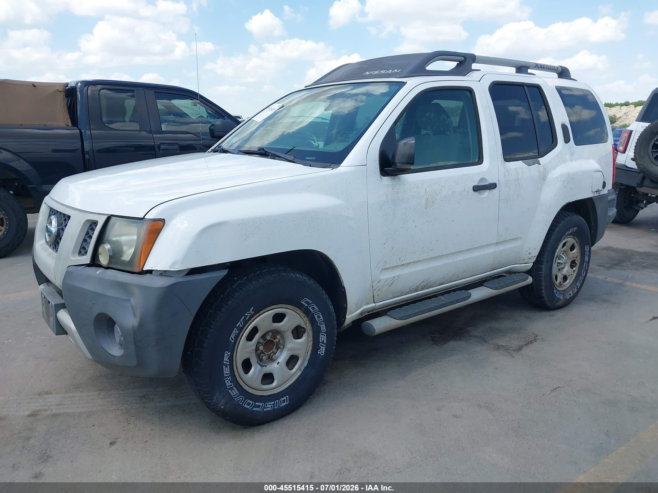 2011 Nissan Xterra X White vin: 5N1AN0NU3BC511264