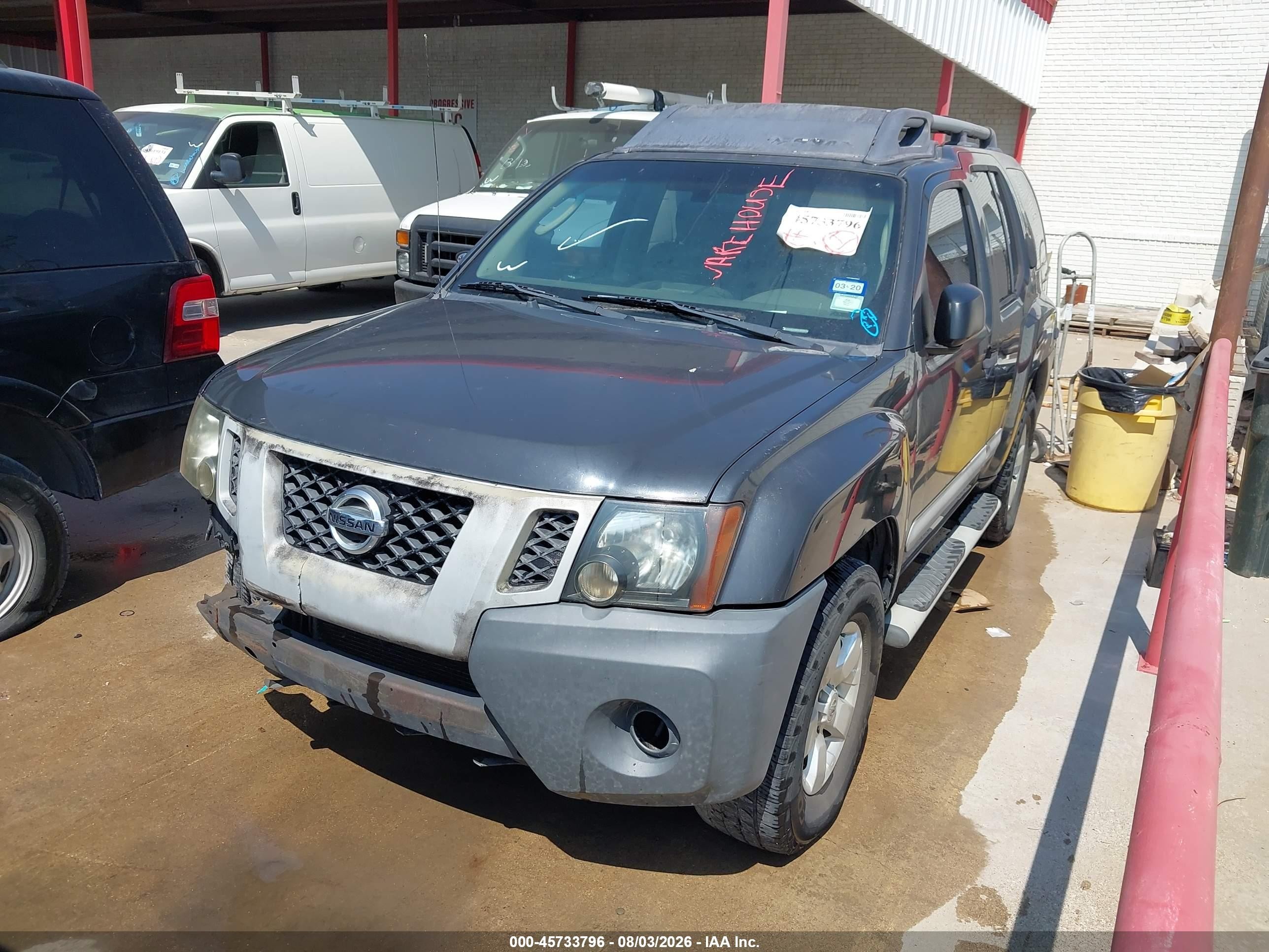 2011 Nissan Xterra S Black vin: 5N1AN0NU4BC515596