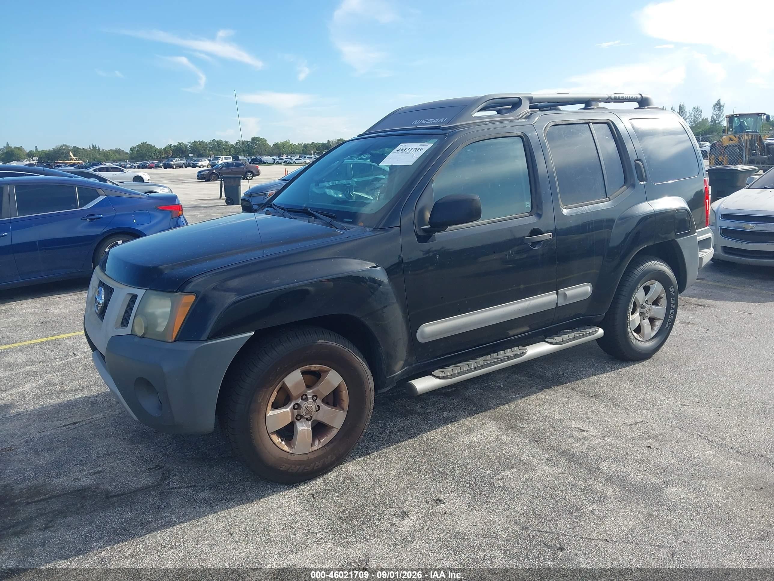 2011 Nissan Xterra S Black vin: 5N1AN0NU4BC522192