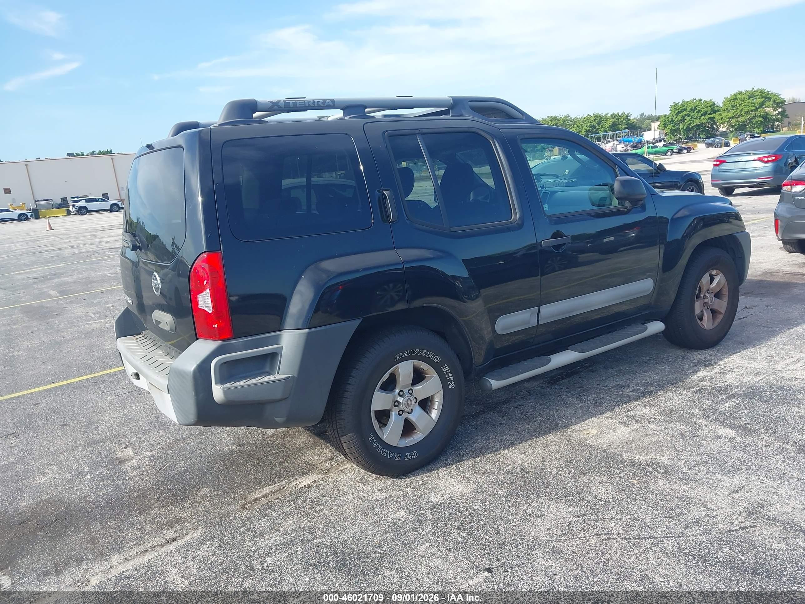 2011 Nissan Xterra S Black vin: 5N1AN0NU4BC522192