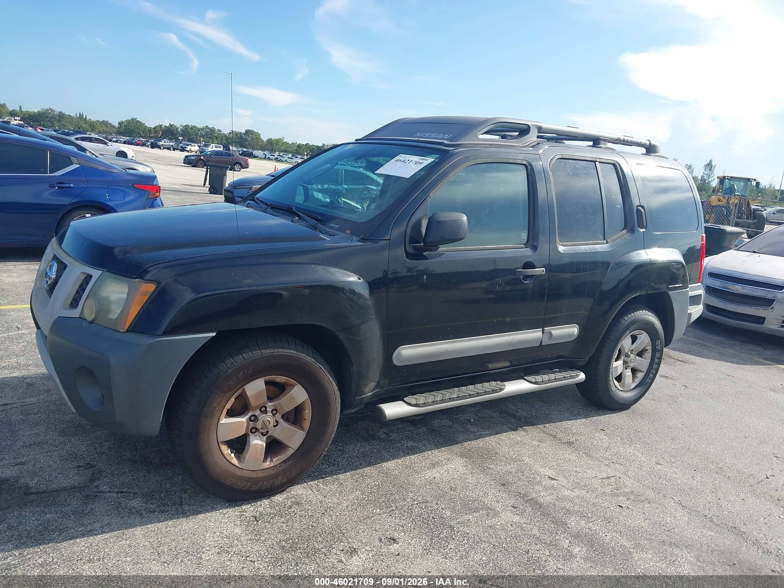 2011 Nissan Xterra S Black vin: 5N1AN0NU4BC522192